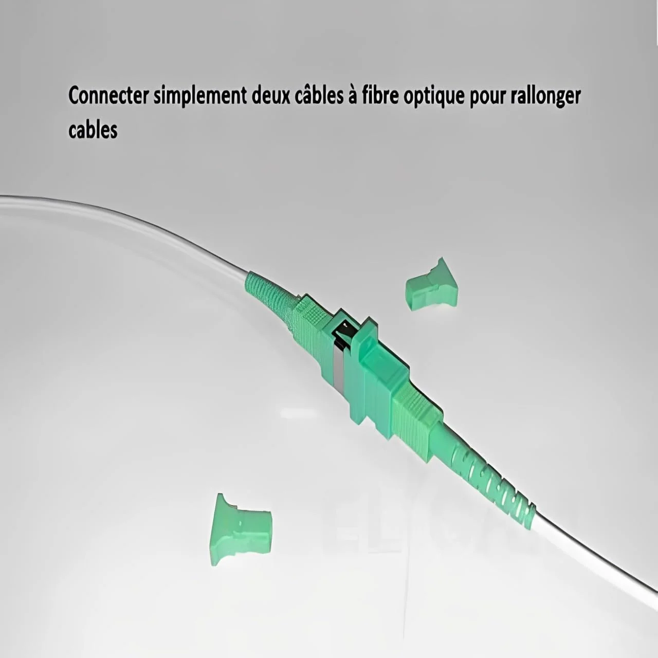 Elfcam® - Fiber Optic Adapter Coupler SCA Female to SCA Female Singlemode Simplex, 1 Pack SCA Female - SCA Famale - Image 7