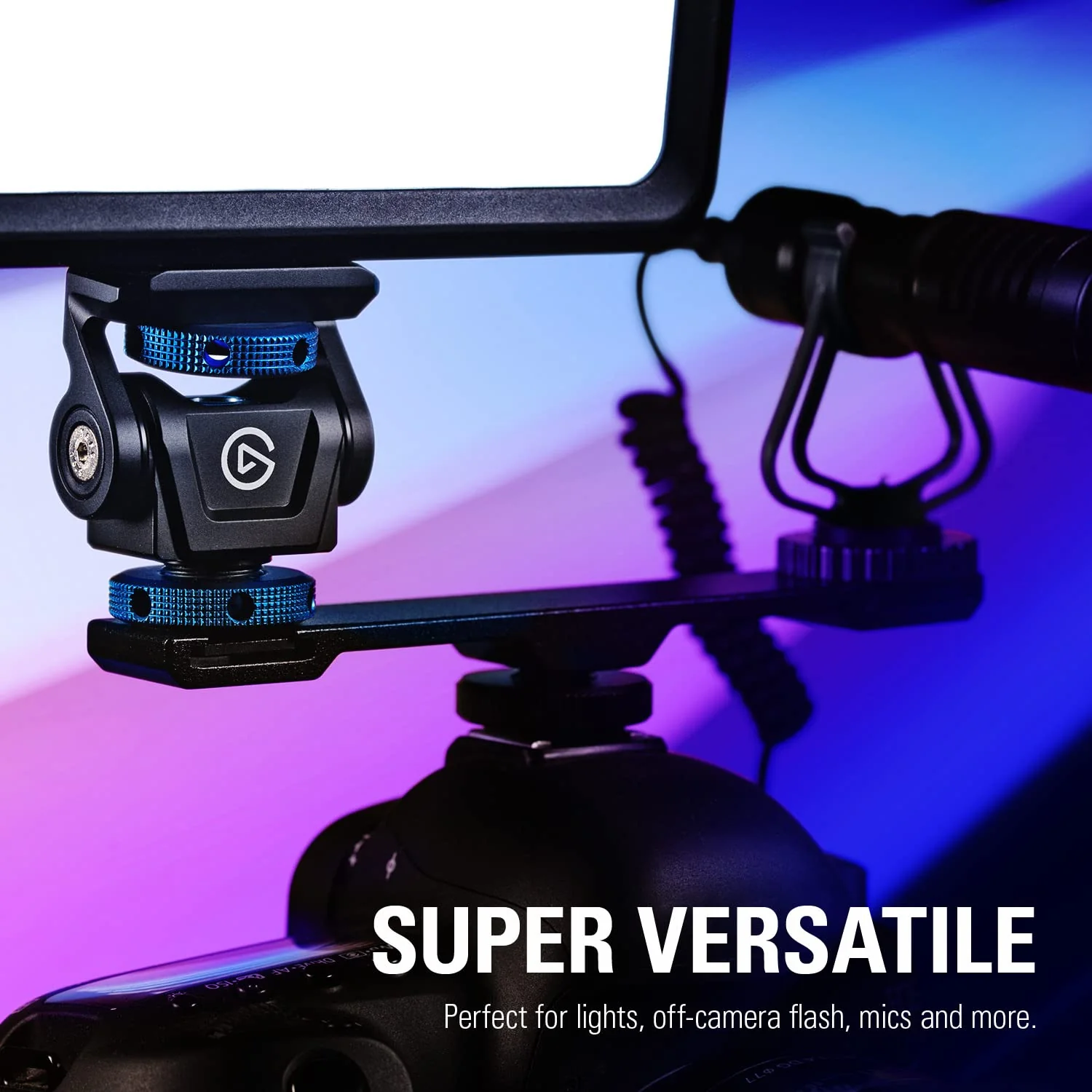 Elgato Cold Shoe – Adjustable ¼ inch Thread Mount for Lights, Off-Camera Flash, Microphones, Compatible with Key Light Mini, Light Stands, tripods, Perfect for Photo and Video Studio Production - Image 3