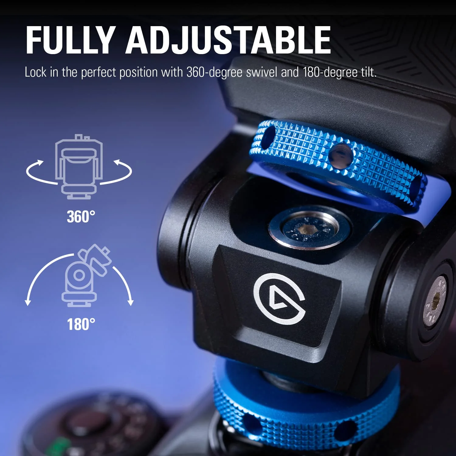 Elgato Cold Shoe – Adjustable ¼ inch Thread Mount for Lights, Off-Camera Flash, Microphones, Compatible with Key Light Mini, Light Stands, tripods, Perfect for Photo and Video Studio Production - Image 5