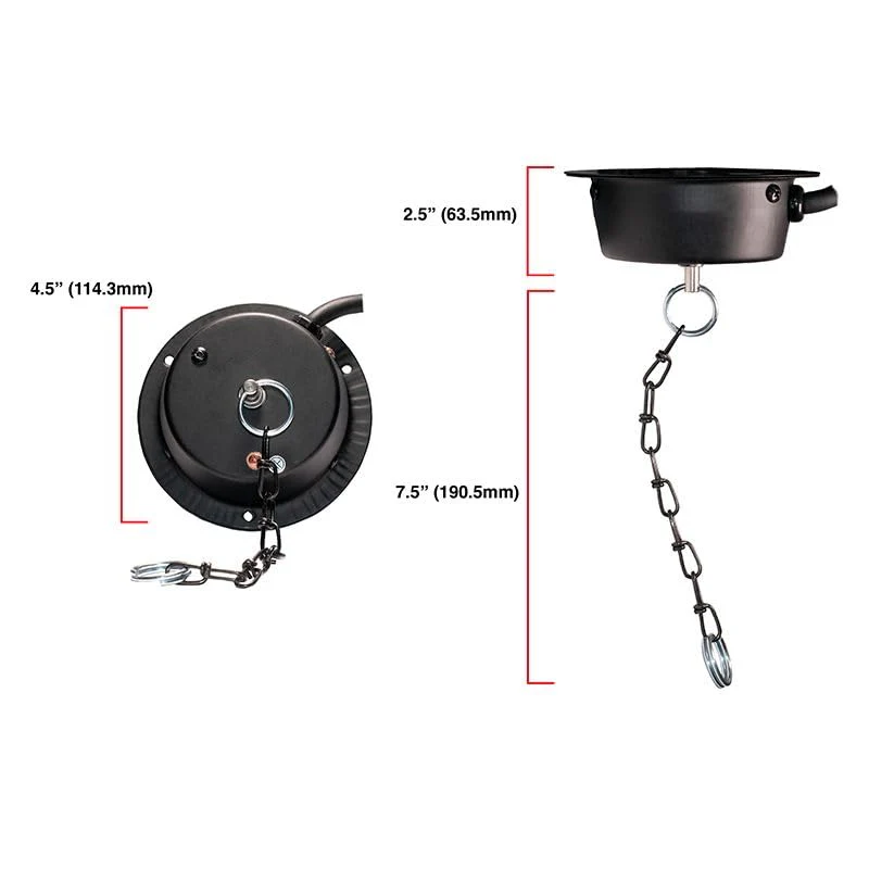 Eliminator lighting Mirror Ball Motor, Black (MBM1RP) - Image 4