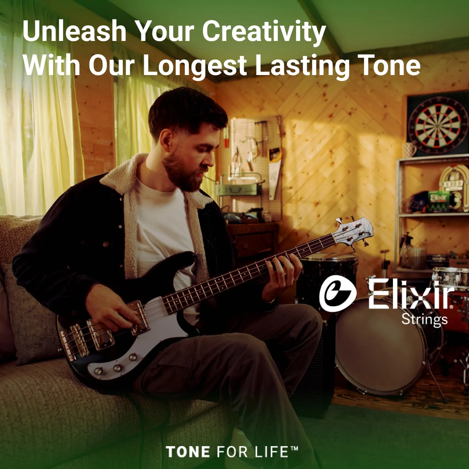 Elixir Strings Bass Guitar Strings (14702) Medium, Long Scale (.050-.105) 4 String Set - Image 6