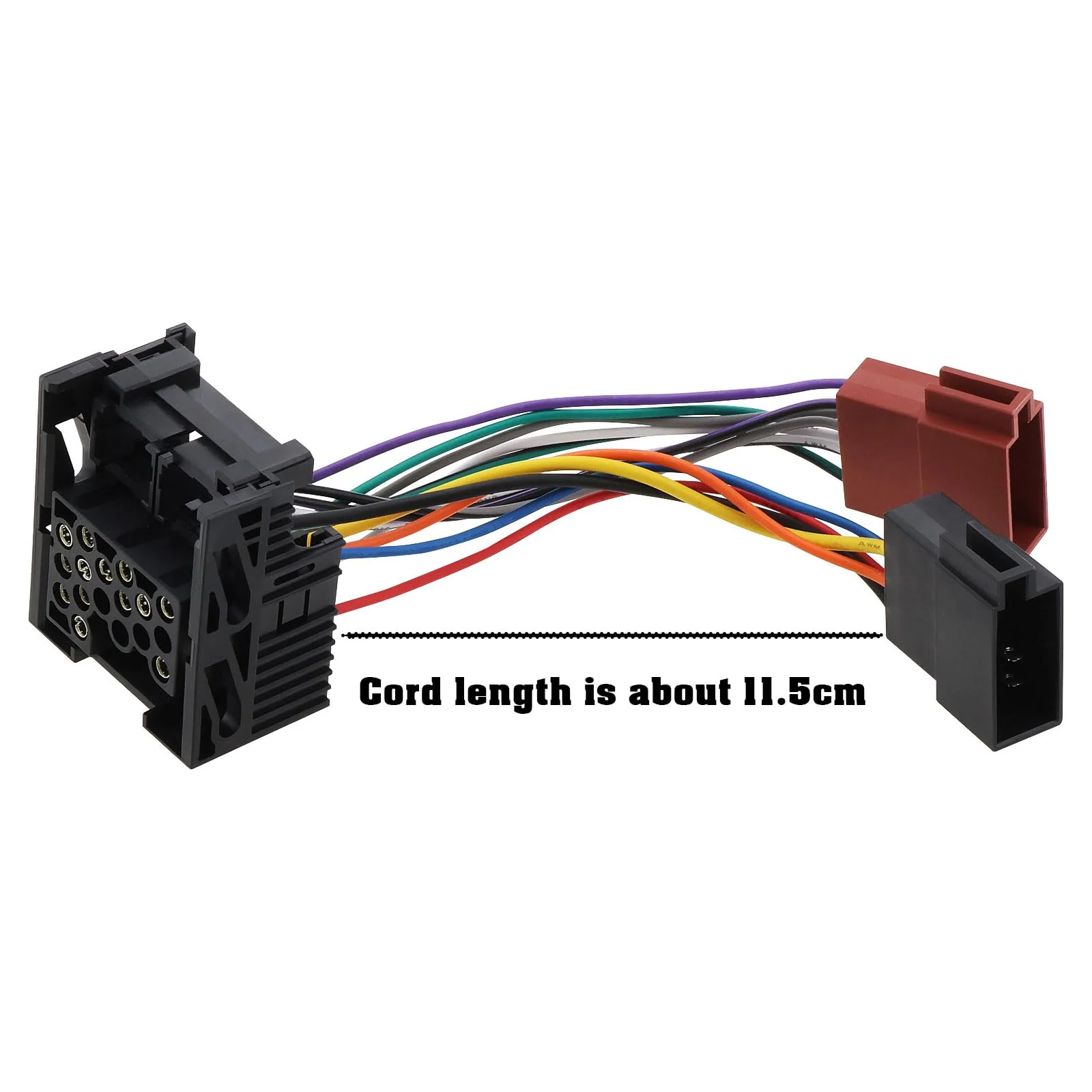 eMagTech Car Radio Adapter Old 17-pin Compatible with BMW 3 Series Compatible with BMW 5 Series Compatible with BMW 7 Series Radios Cord Length 11.5cm - Image 4