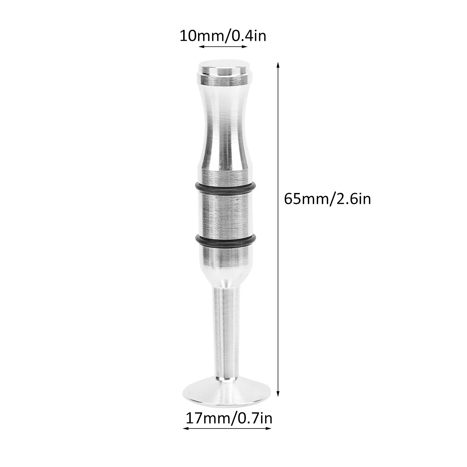 Embouchure Training Device Mouthpiece, Mouth Strength Trainer, Brass Instrument Accessories, Personal Embouchure Trainer Mouth Muscles Builder for Trombones Woodwinds Saxophone(Silver) - Image 4