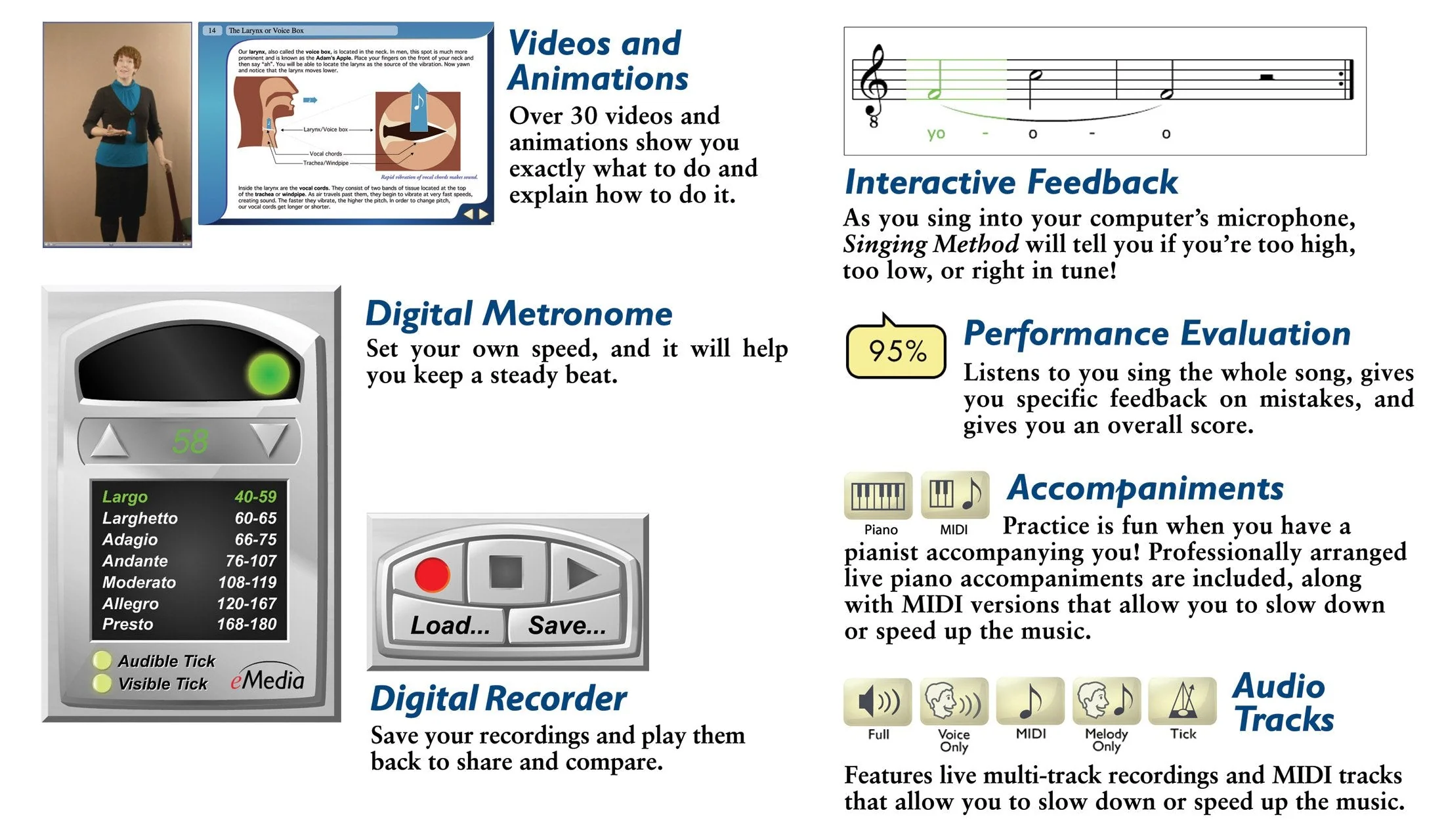 eMedia Singing Method v1.1 (Latest Version) - Learn at Home PC/Mac Disc - Image 7