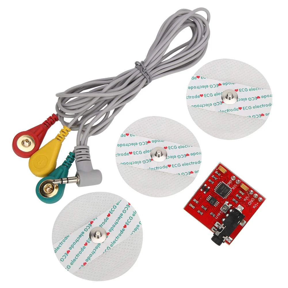 EMG Muscle Sensor, Electromyographic Sensor, Muscle Signal Sensor System with EMG Connection Cable + Test Suction Pad, for Measuring and Observing Muscle Activity - Image 5