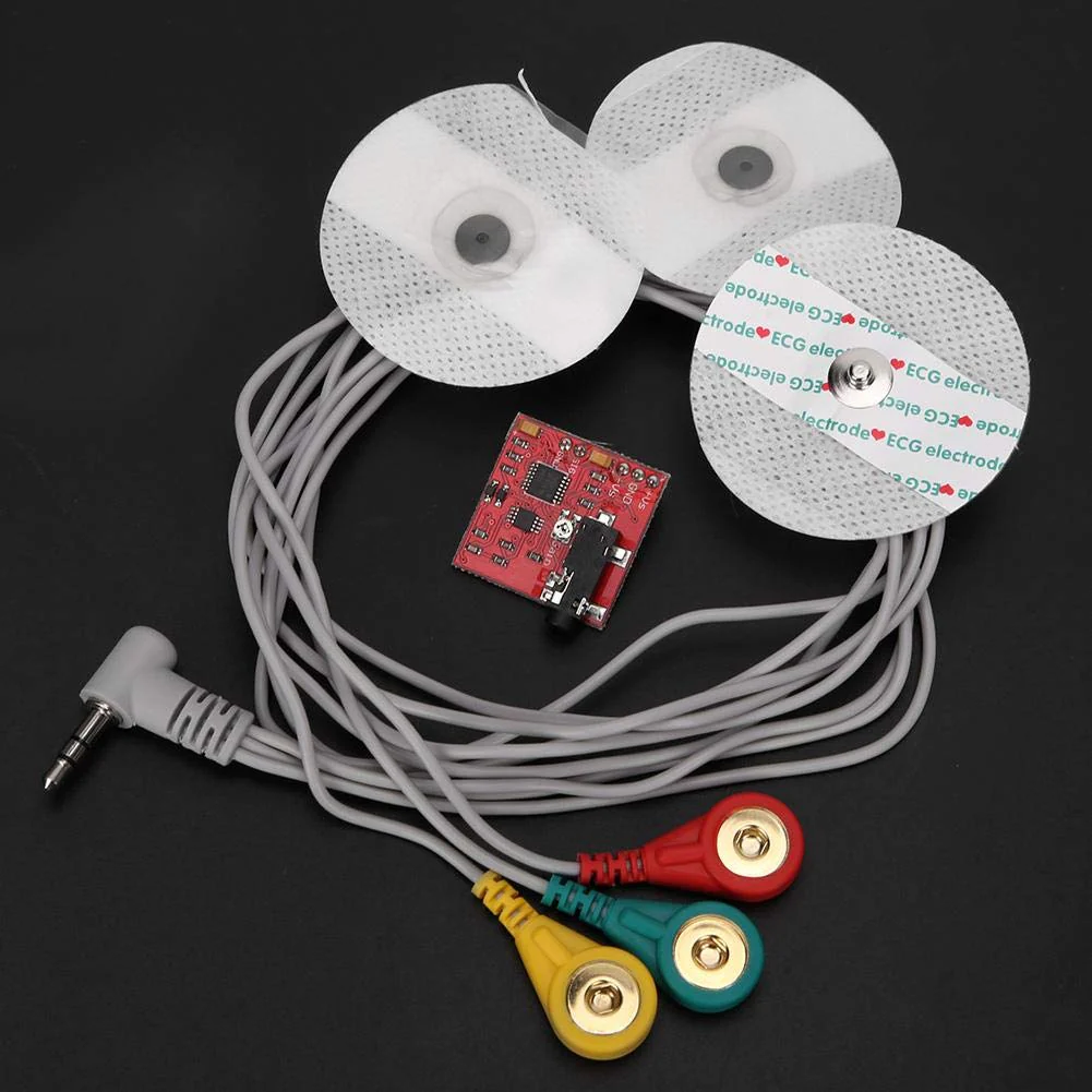 EMG Muscle Sensor, Electromyographic Sensor, Muscle Signal Sensor System with EMG Connection Cable + Test Suction Pad, for Measuring and Observing Muscle Activity - Image 8