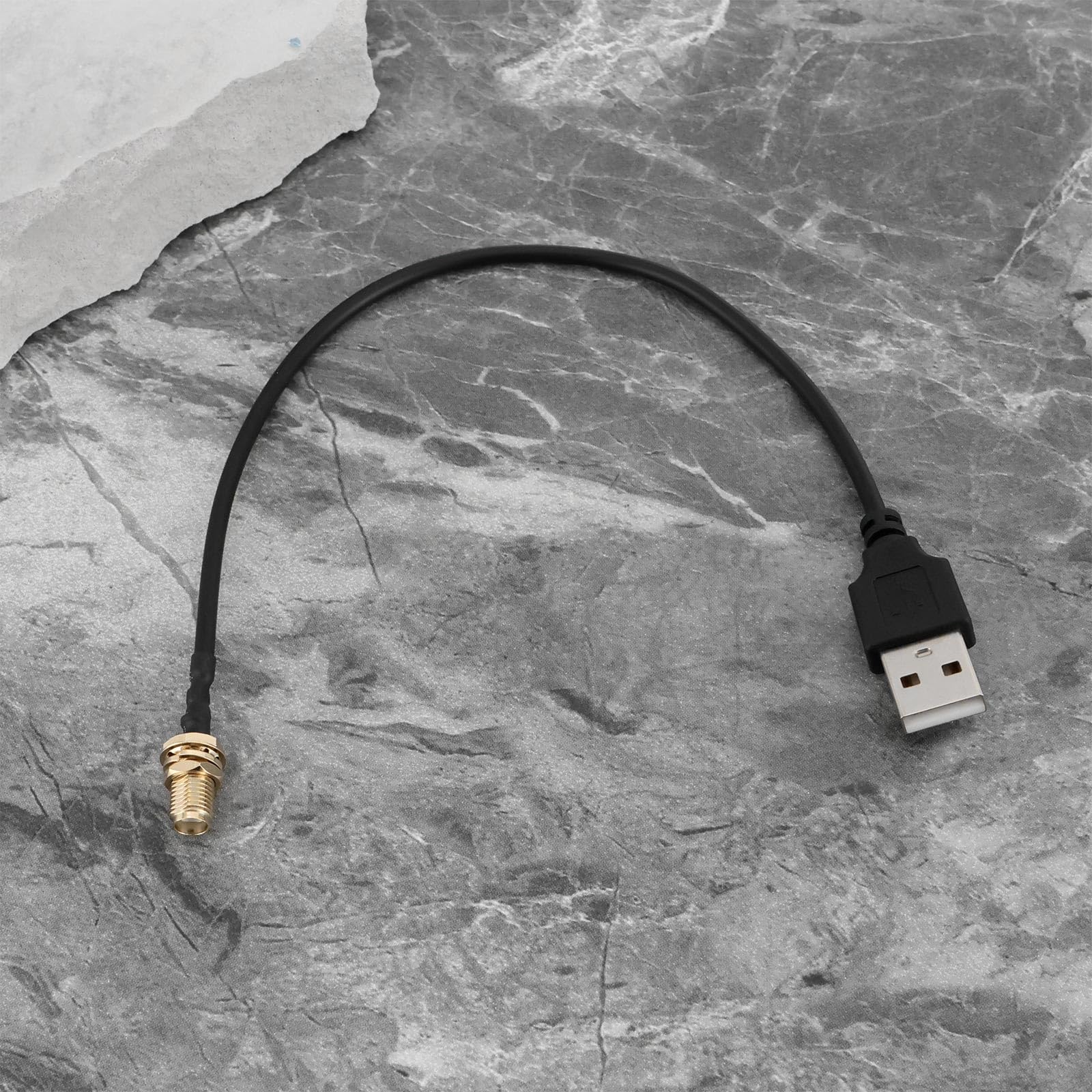 EMSea 2pcs SMA Male / Female to USB Coaxial Cable Connector RG174 Connector Adapter Length 20cm For Debugging Electronic Devices Signal Transmission Wireless Devices SMA-Stecker/-Buchse auf USB - Image 5