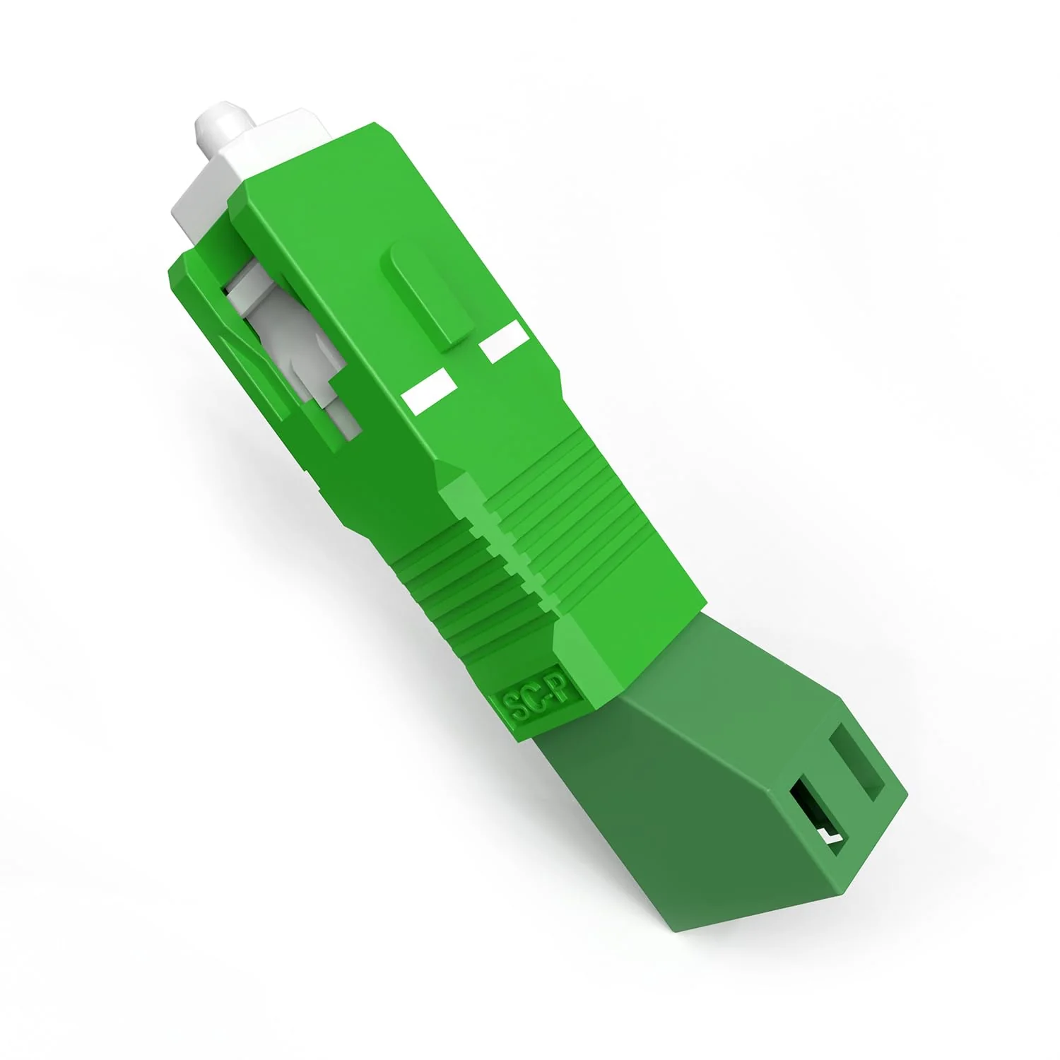 EMSECKO Fibre Optic Adapter LC/APC Female to SC/APC Male Singlemode 9/125um Simplex Hybrid Fibre Optic Adapter Connector for Reliable Interface Conversion, OTDR, VFL etc. LC-SC APC