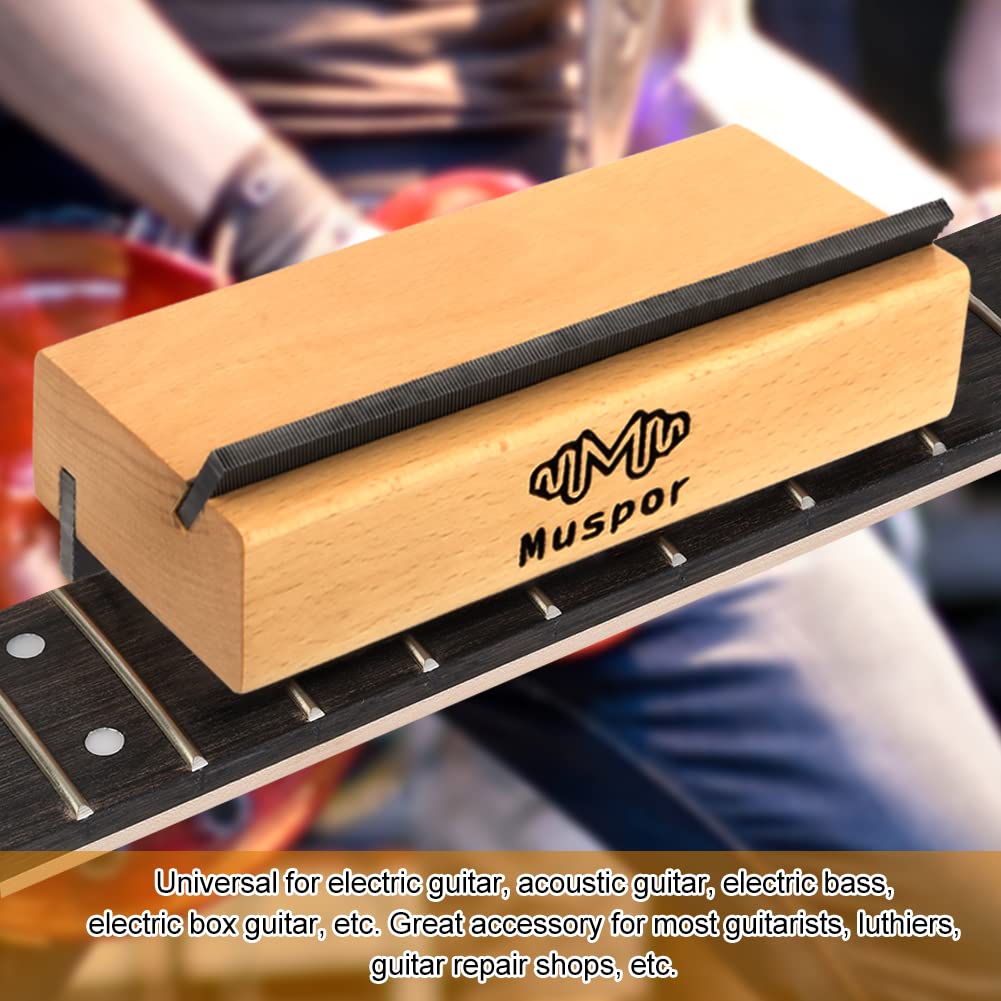 EMVANV Wood Guitar Fret Beveling File, Wood Cutting Edge Tool Fret End Dressing Luthier Tool Bass Ukulele 35/90 Degree Luthier File Tool(Size:1pc) 1pc - Image 6
