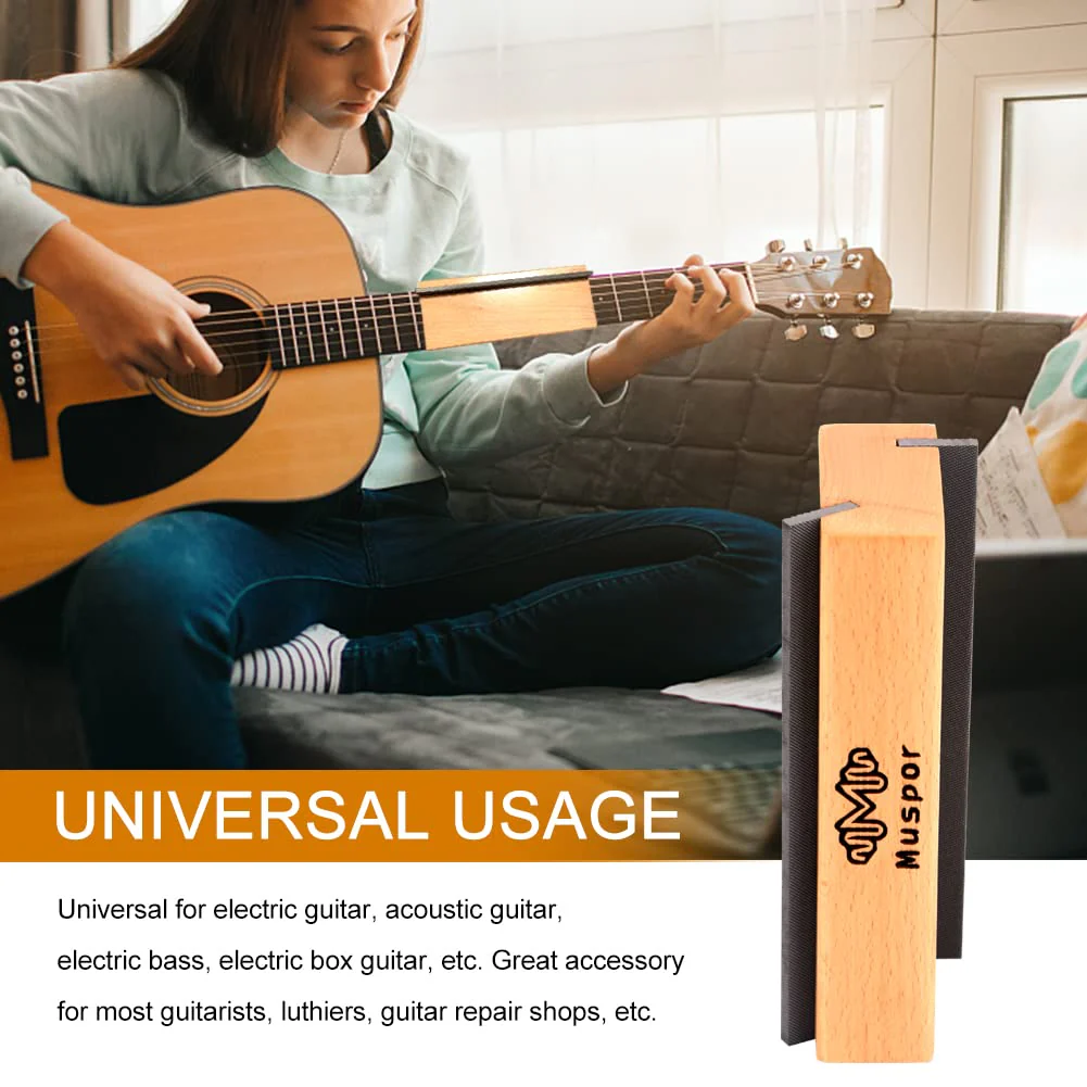 EMVANV Wood Guitar Fret Beveling File, Wood Cutting Edge Tool Fret End Dressing Luthier Tool Bass Ukulele 35/90 Degree Luthier File Tool(Size:1pc) 1pc - Image 8