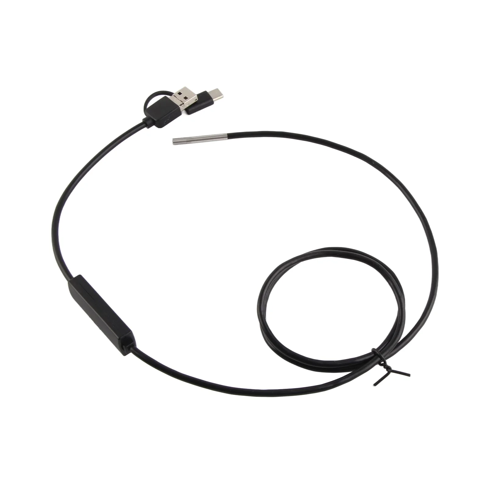 Endoscope, 3.9mm Lens, Waterproof Endoscope with High Resolution Camera, 6 LED Lights, Compatible with Android, Type C (1 Meter Soft Wire) 1 Meter weicher Draht - Image 2