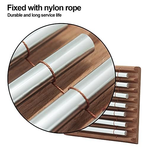 Energy Chime with Mallet Rhythm Wind Chime 7 Tone Hand Chimes Wind Chimes Percussion Instruments Reminder Meditation Chimes for Classroom Management Teaching Supplies 16.8 * 15 * 13cm - Image 6