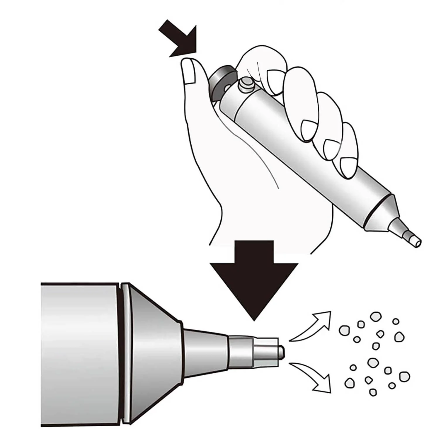 ENGINEER Engineer Solder Suction Device SS-03 SS-03 (cylinder capacity: 9cc) - Image 5