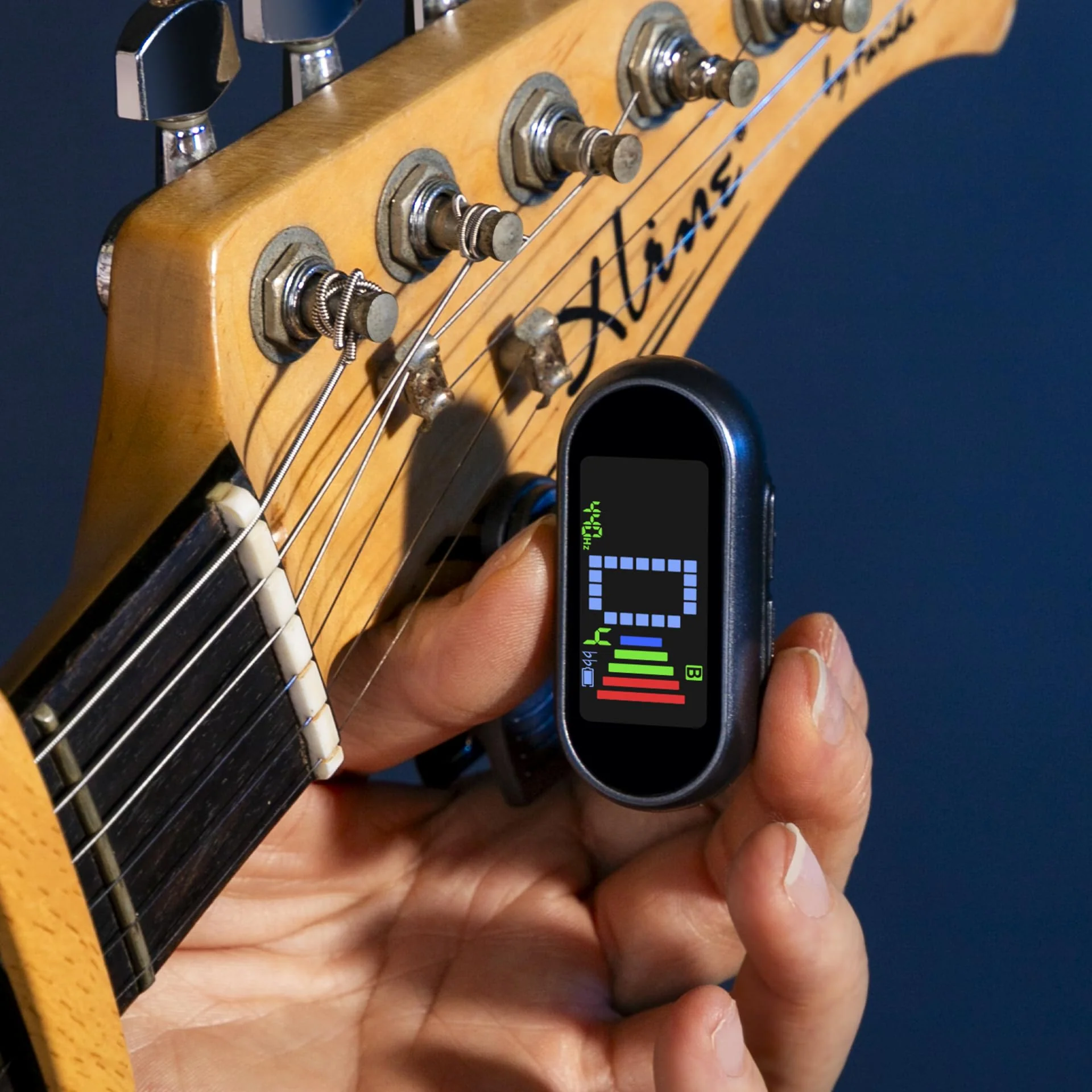 ENO MUSIC Rechargeable Clip-on Tuner for Guitar Bass Ukulele with Chromatic Mode - Image 6