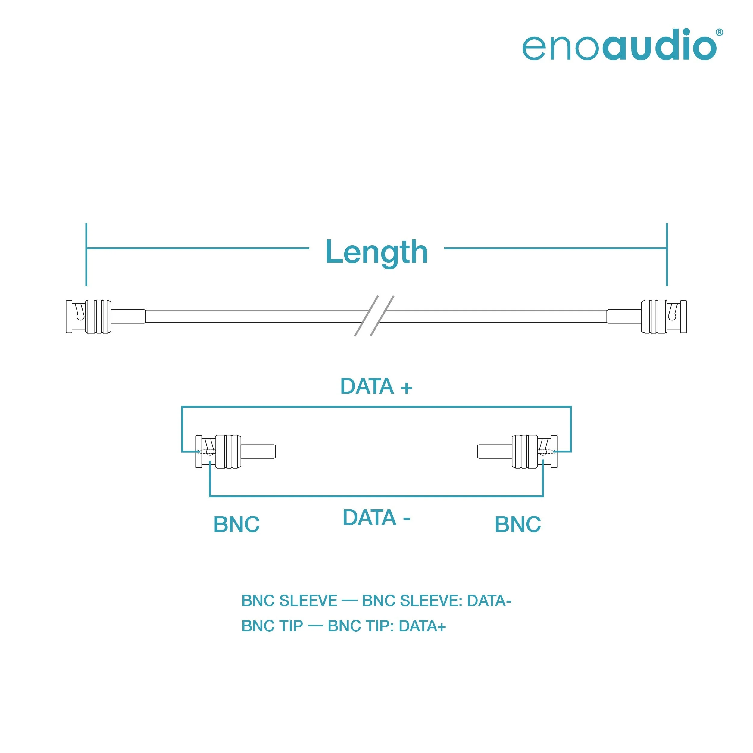 enoaudio Mogami 2964 Digital Coaxial Cable 75 Ohm Word Clock, SDI, HDTV DH | Canare Gold BNC | HiFi - 3.28 ft / 1.0 m - Image 4