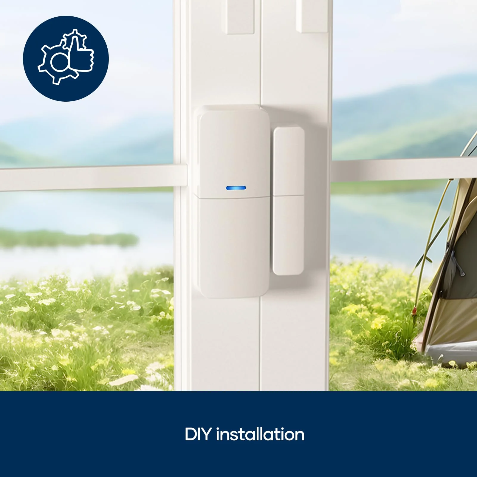 Entry Sensor (Pack of 6) - Window and Door Protection - Compatible with tolviviov Home Security System - Image 4