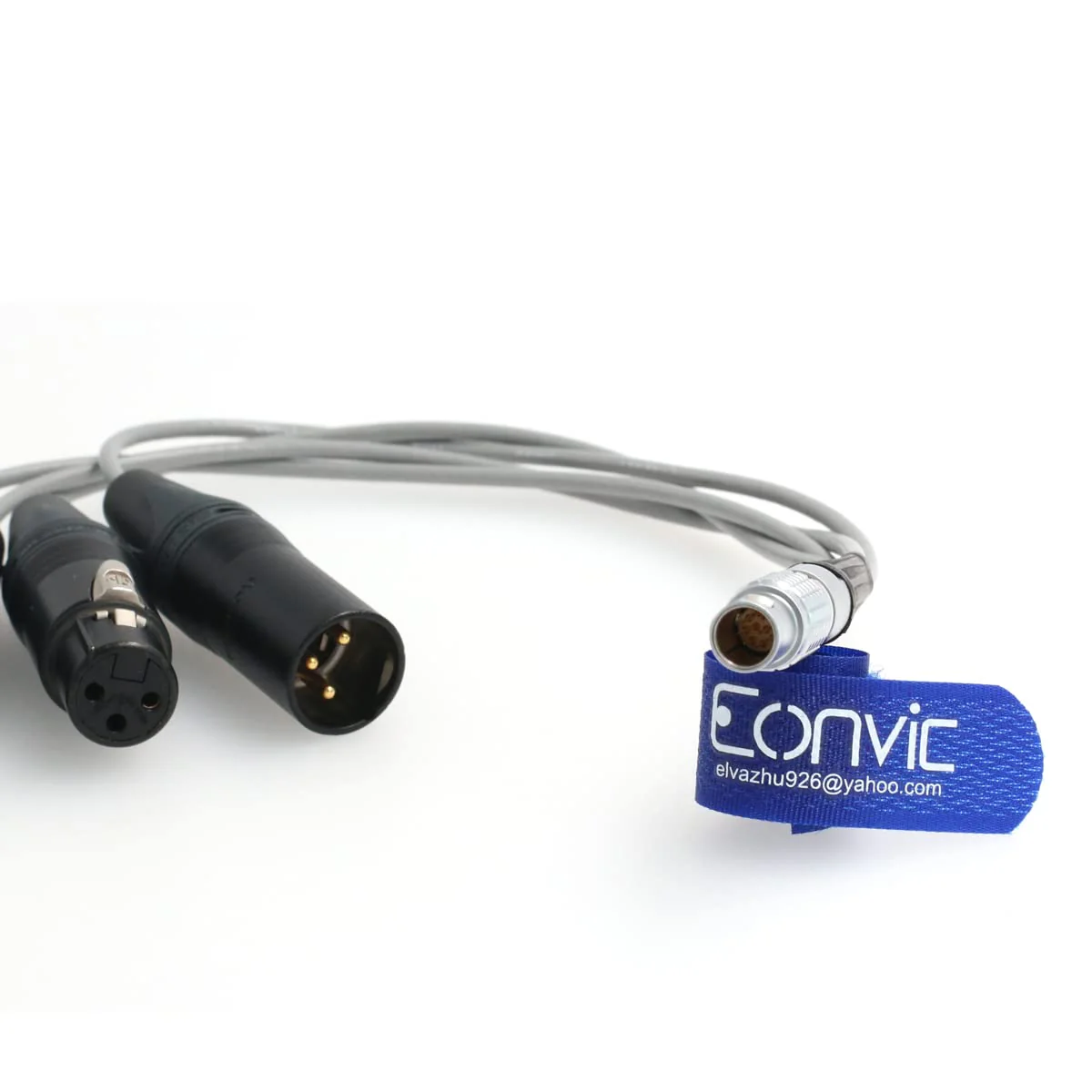 Eonvic 10 Pin to 2x3 pin XLR Atomos Breakout Audio Input Output Cable for Shogun Monitor Recorder straight 10pin - Image 4