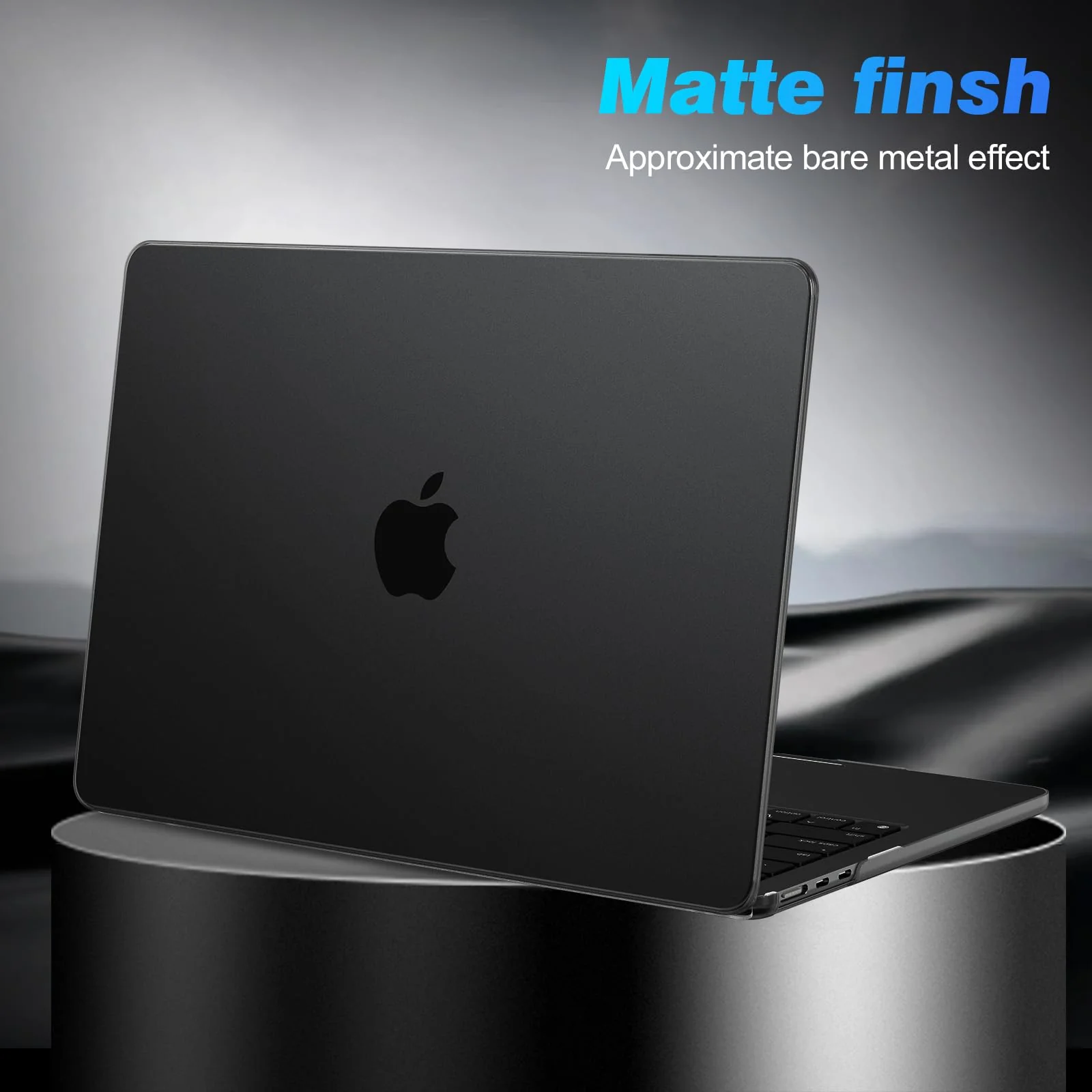 EooCoo [Ultra Thin Armor] Case Compatible with MacBook Pro 14 inch 2024-2021 M3 M2 M1 A2918 A2992 A2779 A2442, [100% Match Space Black] [Anti-Fingerprint] Hard Shell&Keyboard Skin, Space Black Clear - Image 8