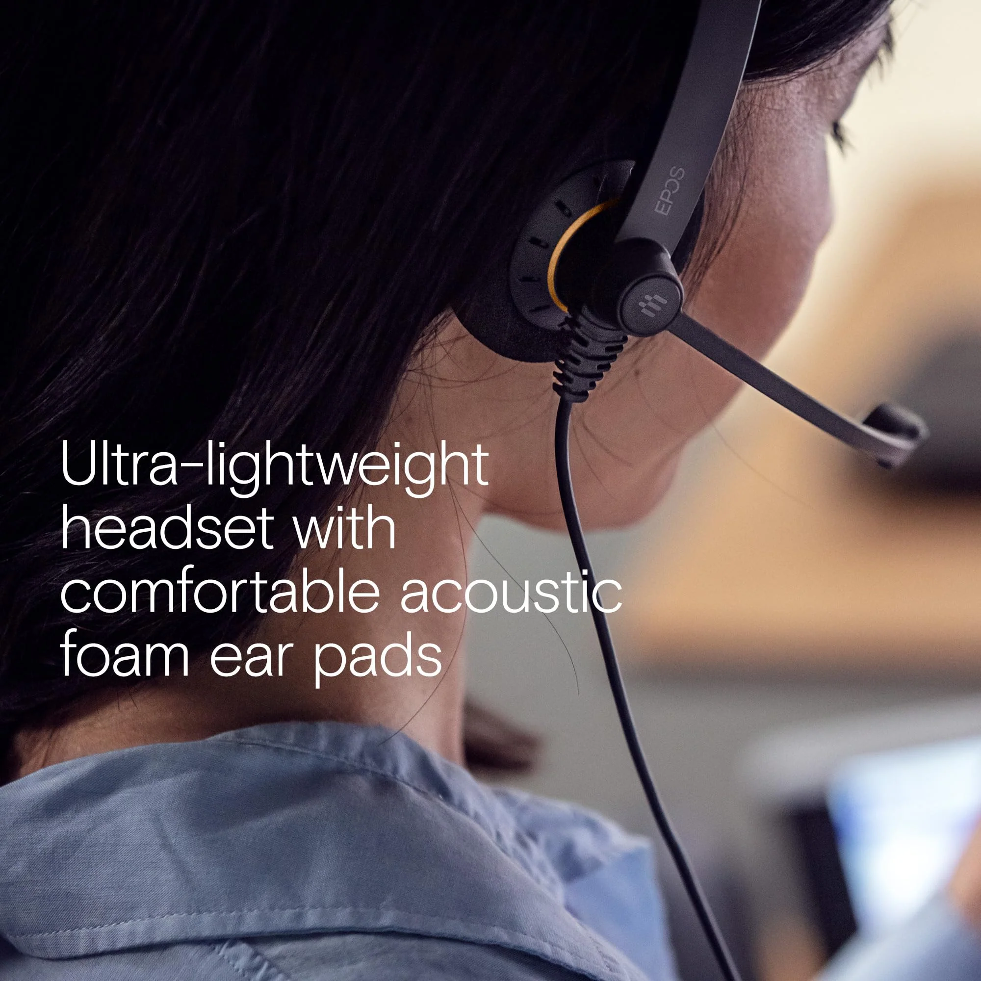 EPOS Sennheiser Consumer Audio SC 60 USB ML (504547) - Double-Sided Business Headset | For Skype for Business | with HD Sound, Noise-Cancelling Microphone, & USB Connector (Black) - Image 10