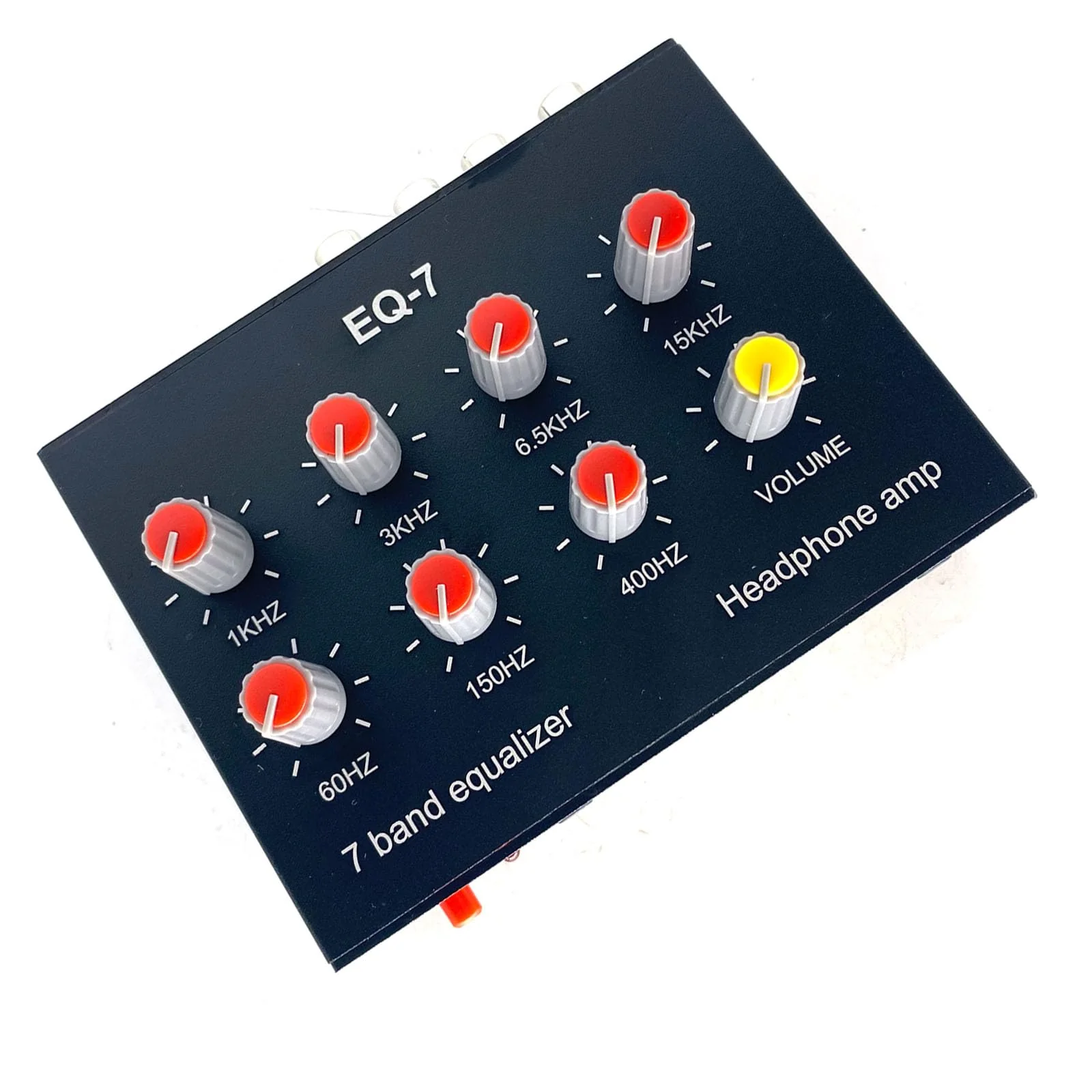 EQ-7 Audio Signal Headset Amplifier 7-Band EQ Equalizer 2 Channel Digital Sound Equalizer +12V Power Adapter - Image 6