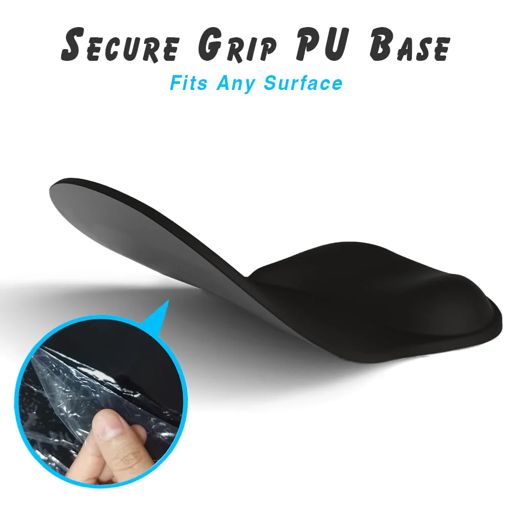 ErgoComfort Gel Wrist Rest Mouse Pad-Ergonomic Office Mousepad with Wrist Support-Non-Slip, Design Desk Accessories Mat for Home&Game Decor (06Mocha Sand) 06Mocha Sand - Image 5