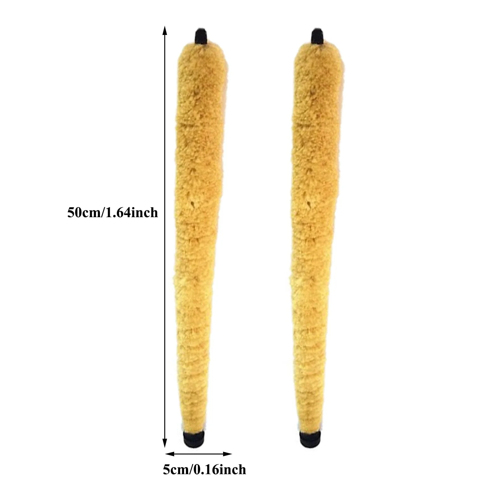 ERINGOGO 2pcs Saxophone Brush Saxophone Pad Saver Brush Cleaner Sax Cleaning Tool Tenor Sax Cleaning Brush Saxophone Pad Saver Cleaner Maintain Care Tool for Alto Sax Saxophone Soft - Image 2