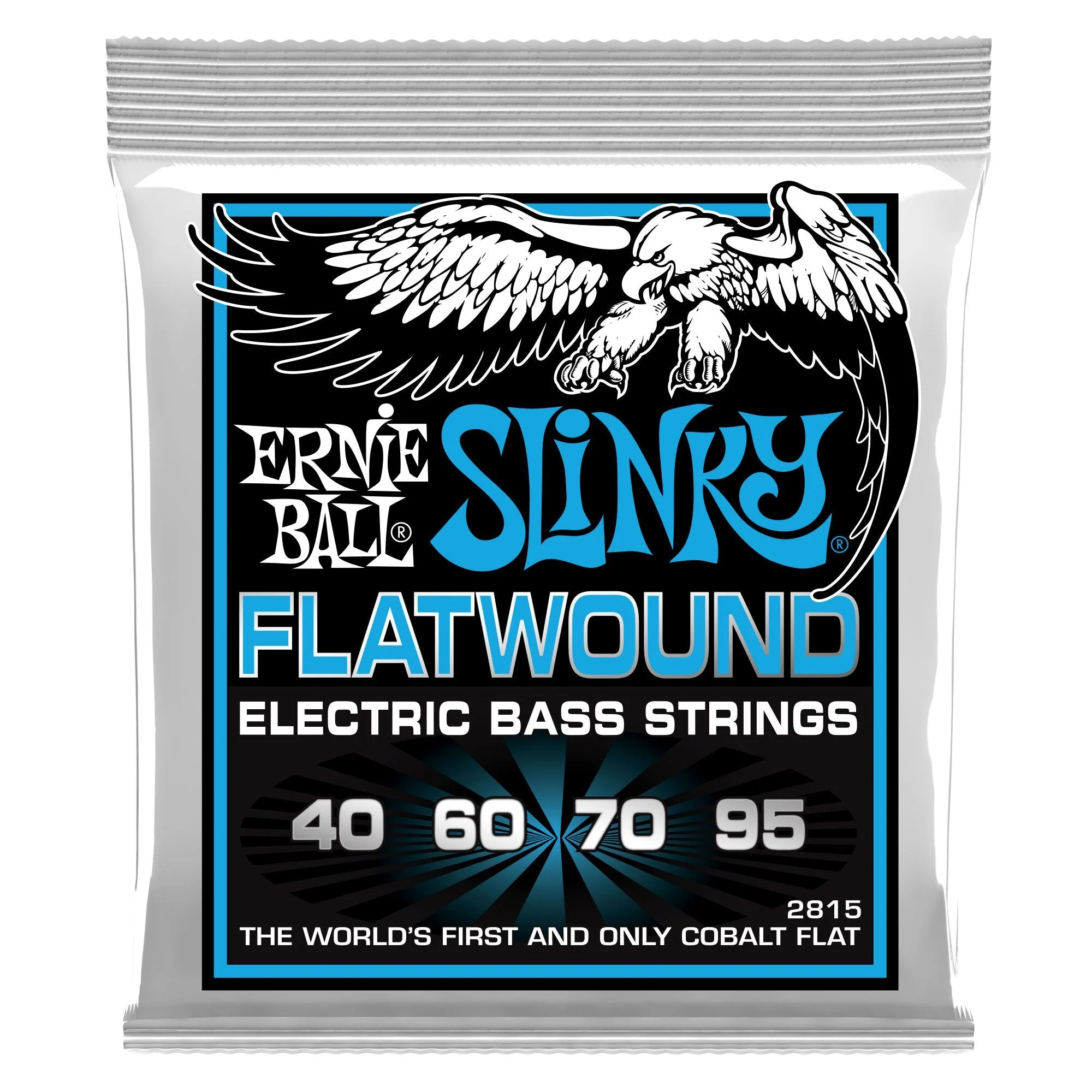 Ernie Ball Extra Slinky Flatwound Bass Guitar Strings, 40-95 Gauge (P02815) Extra (40-95) 4-String - Image 5