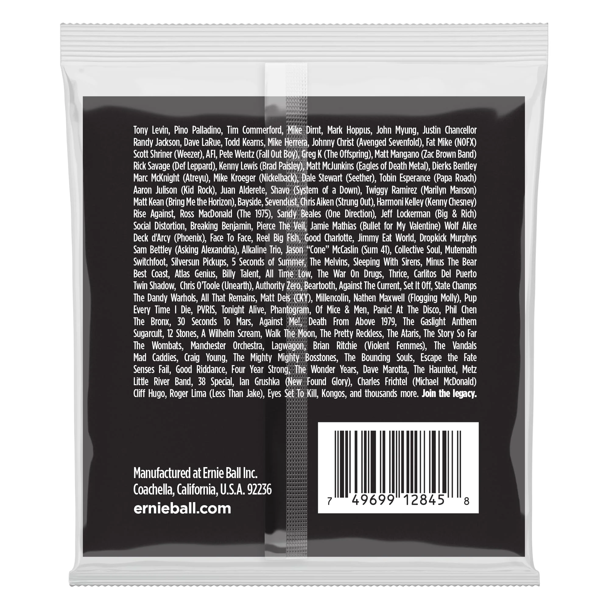 Ernie Ball Extra Slinky Stainless Steel Bass Guitar Strings, 40-95 Gauge (P02845) Extra (40-95) - Image 2