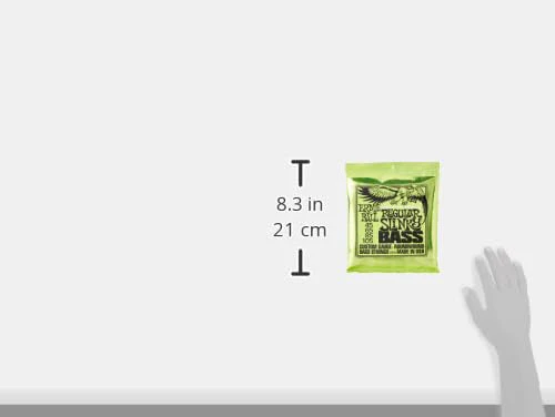 Ernie Ball Medium Scale Regular Slinky Nickel Wound Bass Guitar Strings, 45-105 Gauge (P02856) - Image 3