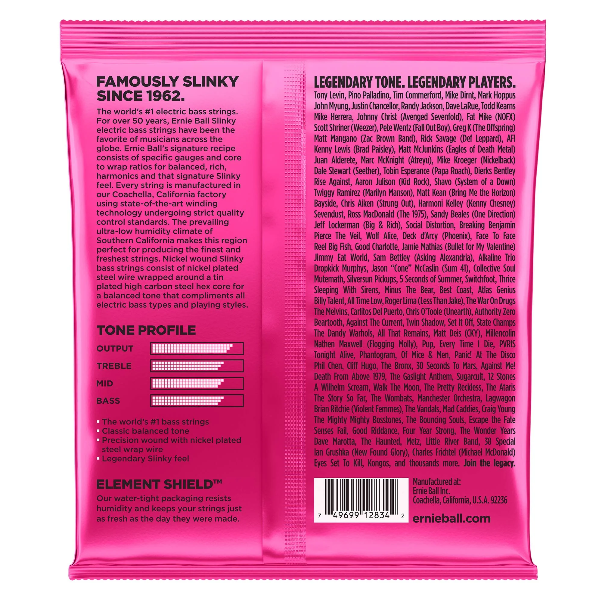 Ernie Ball P02834 ^2 Super Slinky Bass Strings 45-100,2 Pack - Image 3