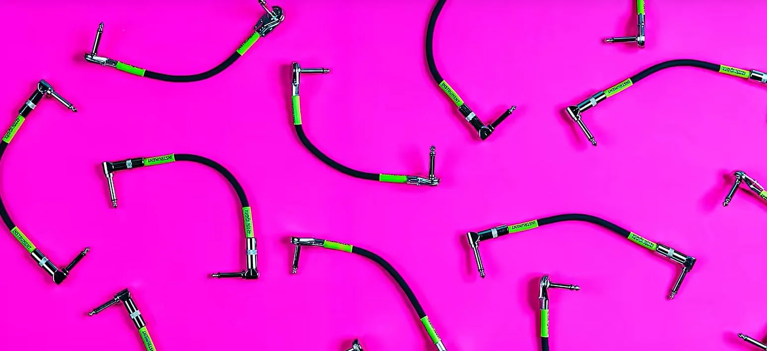 Ernie Ball Patch Cable 3-Pack, Flat Angle/Flat Angle, 6in, Black (P06059) 6 inch - Image 3