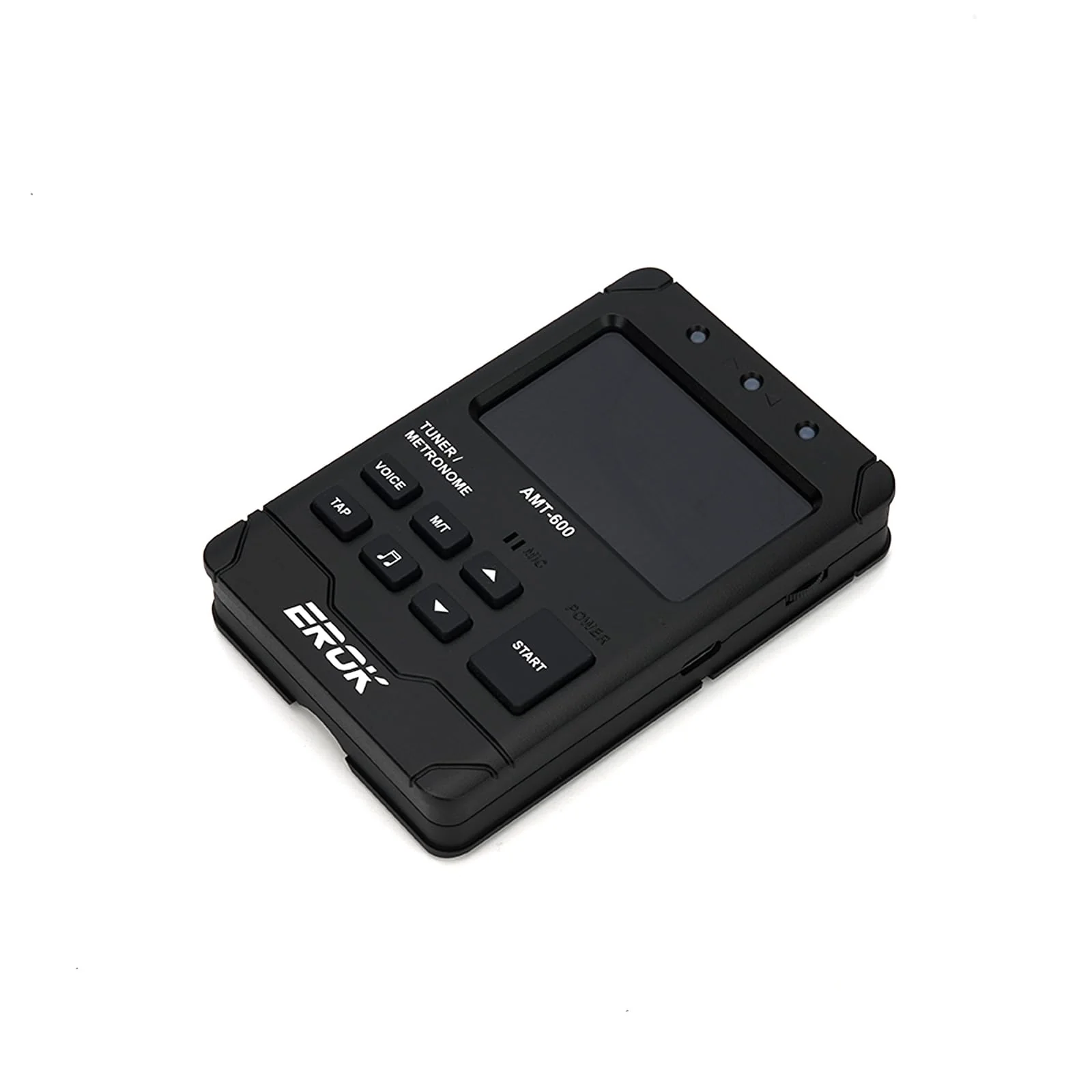 EROK Digital Metronome & Tuner - All-in-One Rechargeable Device with Stereo Headphone Output, Voice Counting, Ideal for Guitar, Bass, Violin & String Instruments(Black) Black - Image 9