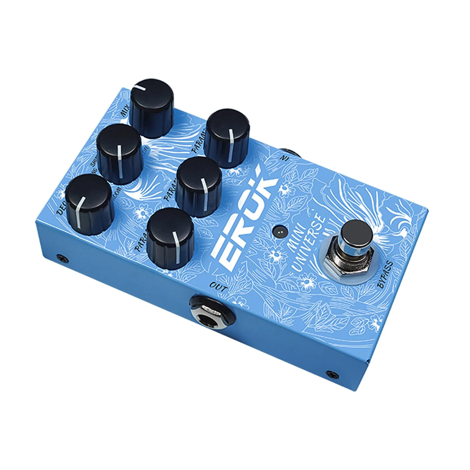 EROK Reverb Pedal – 9 Reverb Effects (Room, Hall, Plate, Spring, Shimmer, Cloud, Bloom, Swell, LoFi) for Electric Guitar, Bass & Piano - Image 6