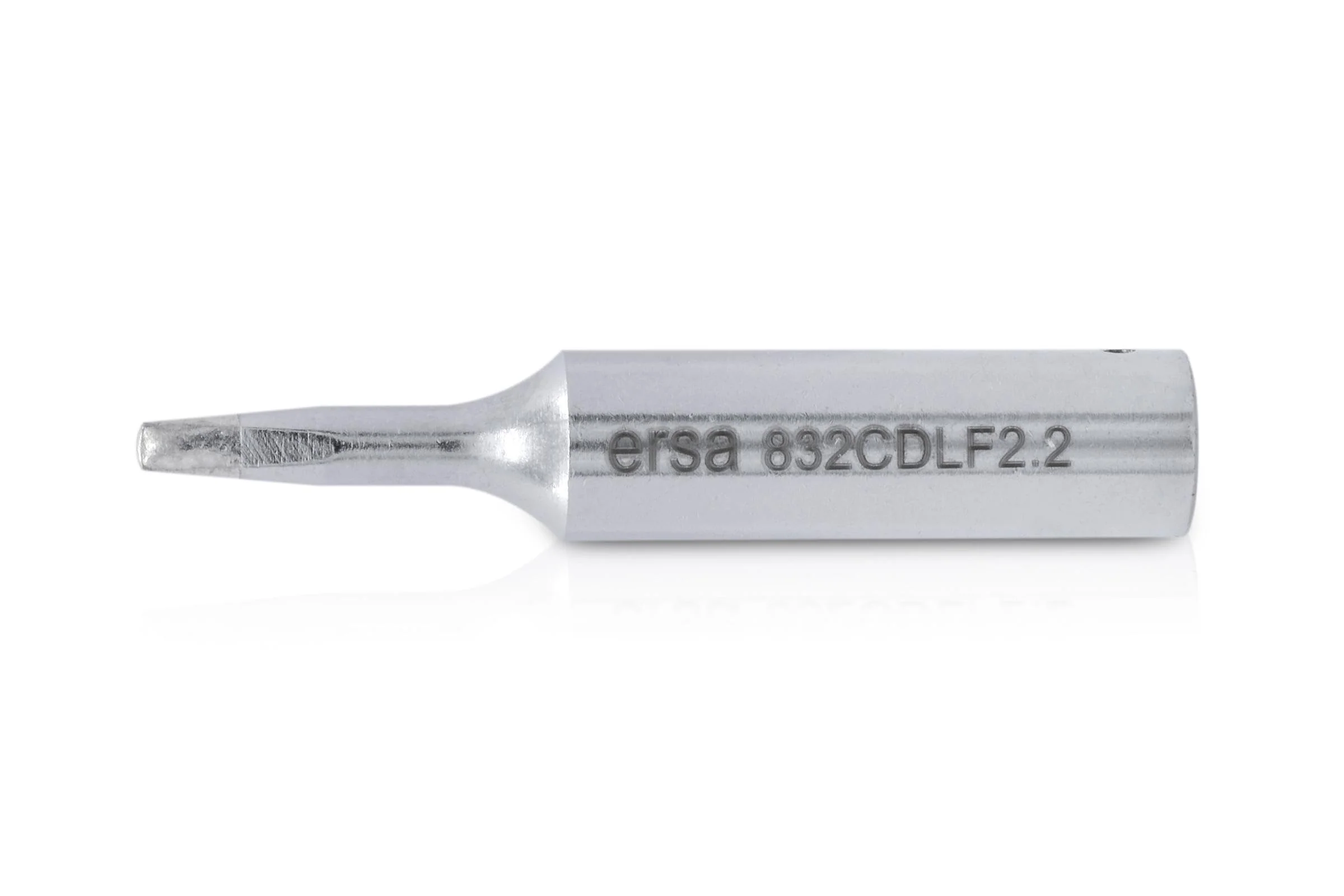 ERSA Ersadur LeadFree 0832CDLF Long-Life Soldering Tip Straight Chisel-Shaped 2.2 mm