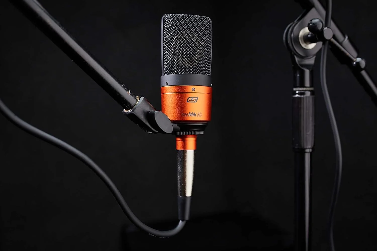 ESI cosMik 10 Studio Condenser Mic: Cardioid, Low Noise, Ideal for Vocals, Instruments, Streaming, with Stand & Cable cosMik 10 XLR Microphone - Image 4