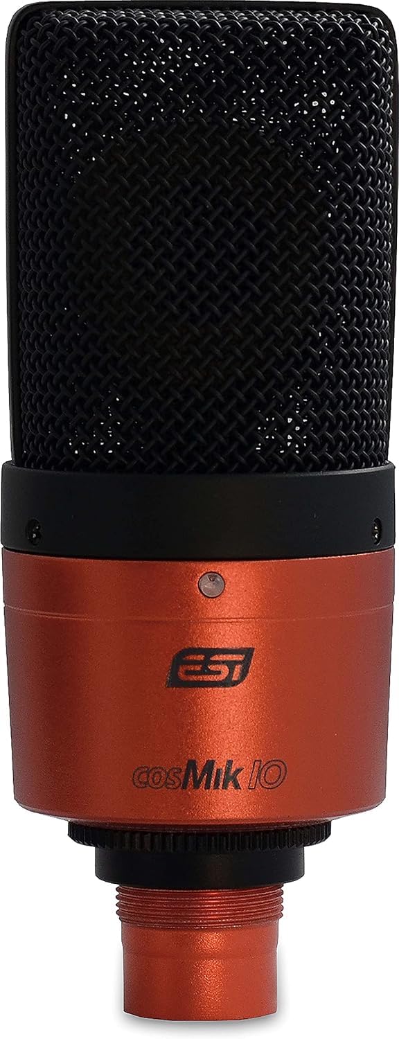ESI cosMik 10 Studio Condenser Mic: Cardioid, Low Noise, Ideal for Vocals, Instruments, Streaming, with Stand & Cable cosMik 10 XLR Microphone - Image 5