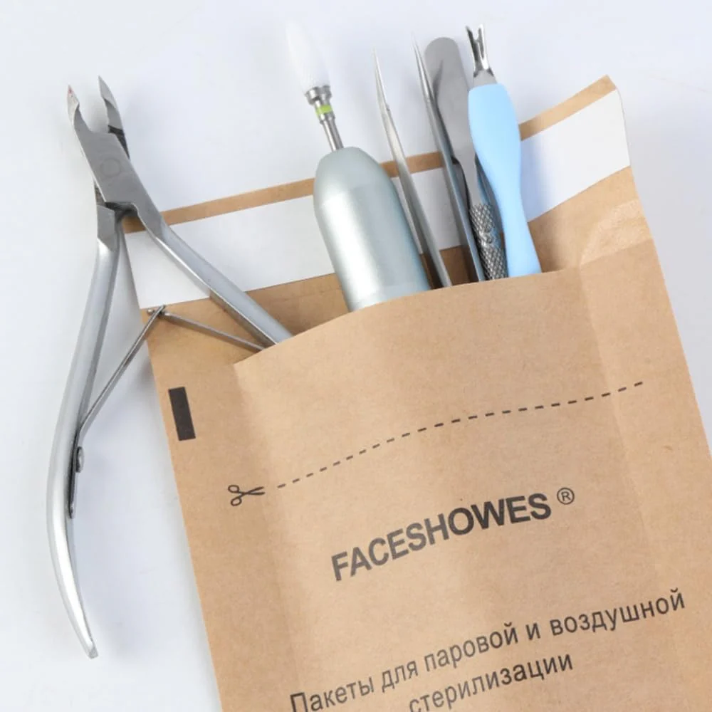 Esshogo Sterilisation Bags, Dental Self-Sealing Bags, Disposable Sterilisation Bag, 100 x 200 mm, Pack of 50 - Image 4