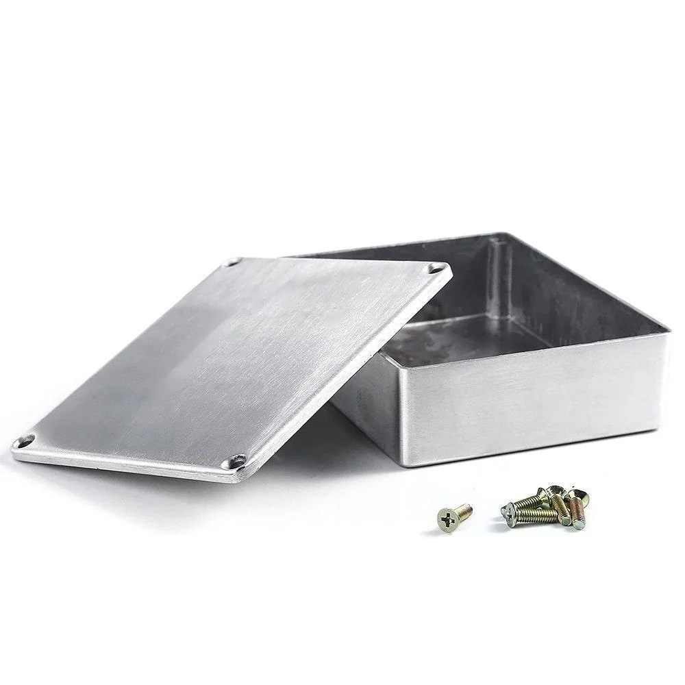 ESUPPORT 1590BB Aluminum Metal Stomp Box Case Enclosure Guitar Effect Pedal Pack of 3 1590BB 119x94x30mm - Image 2