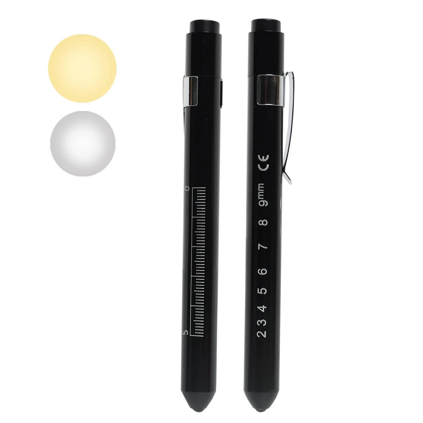 EuAcesry Pupil Light Medicine, Diagnostic Light, Reusable LED Pen Lamp with Pocket Clip, Nurse Emergency Service Accessories, LED Pen Lamp for Nurses Students Doctors Pack of 2 - Image 7