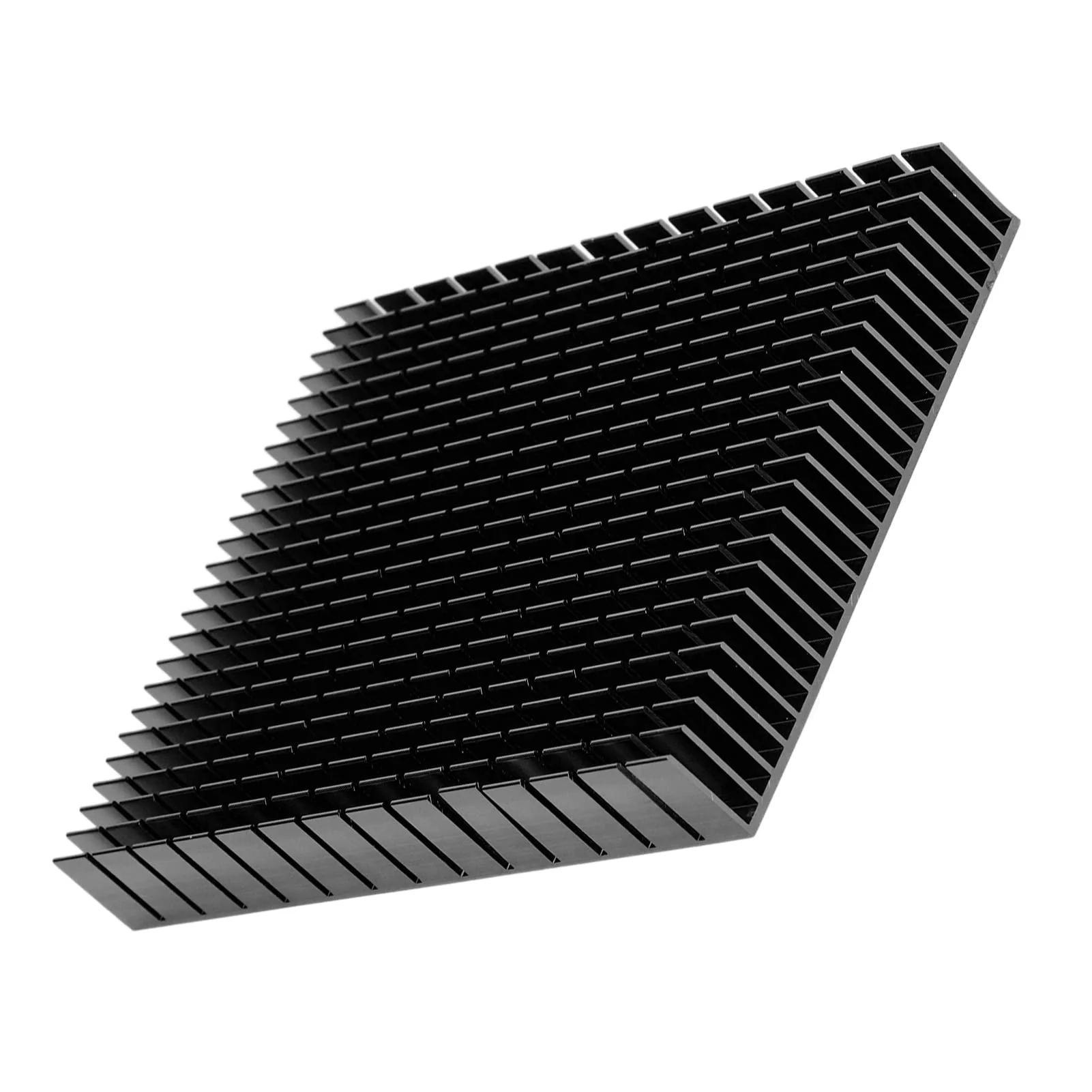 Eujgoov Aluminium Heat Sink, 150 x 120 x 20 mm, Heatsink Cooling for CPU Power Amplifier PCB Board (Black) - Image 6