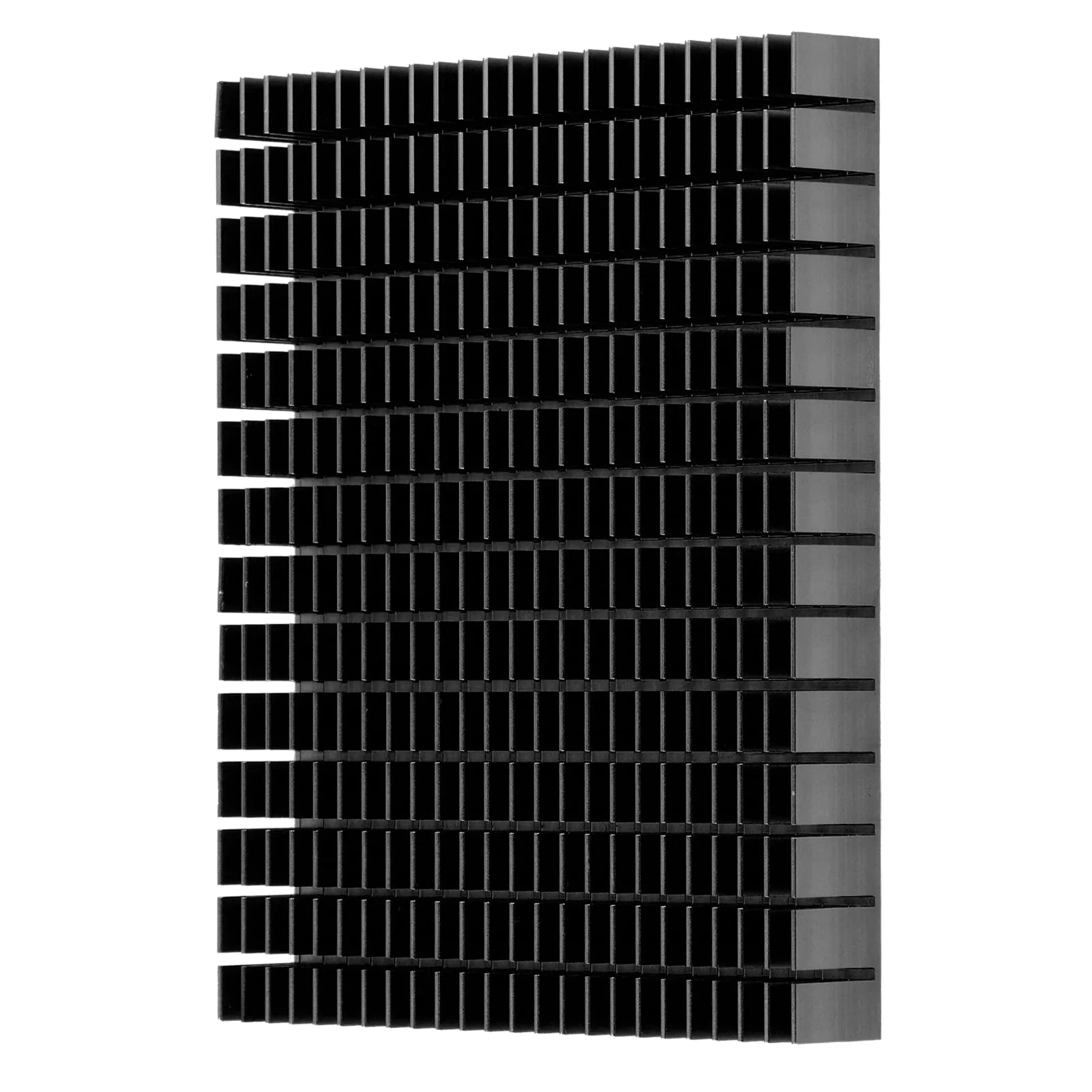Eujgoov Aluminium Heat Sink, 150 x 120 x 20 mm, Heatsink Cooling for CPU Power Amplifier PCB Board (Black) - Image 8