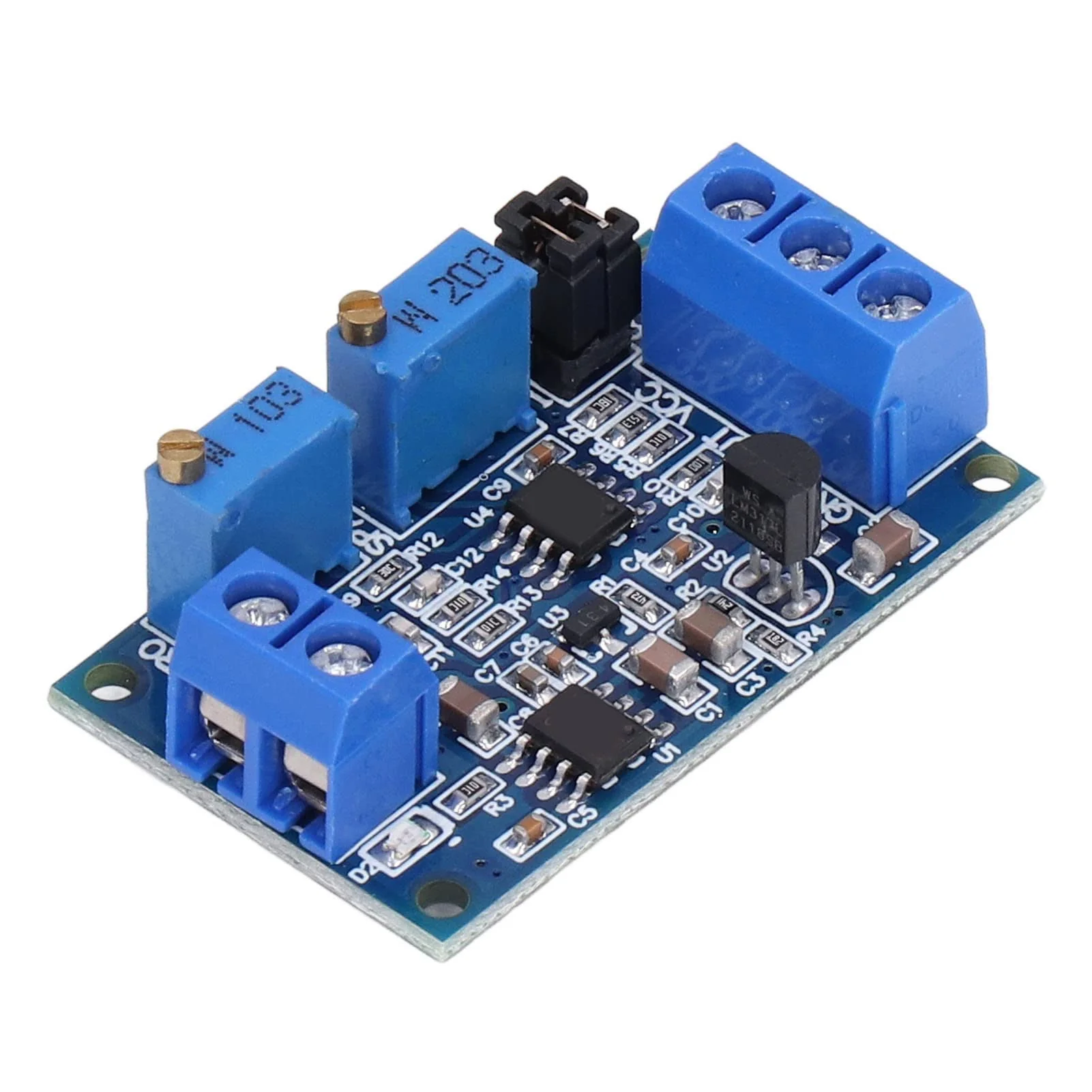 Eujgoov Current Voltage Converter Module 0/4-20mA Signal Conversion Board 0-3.3V/5V/10V Voltage Transmitter - Image 2