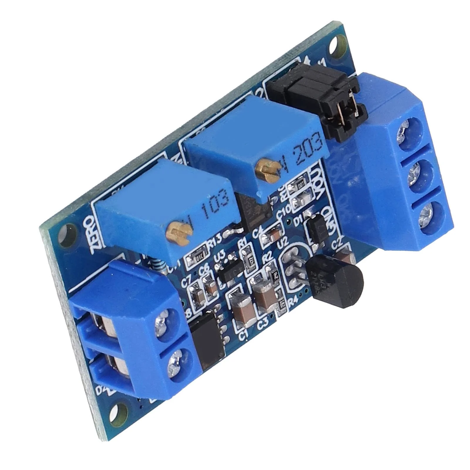 Eujgoov Current Voltage Converter Module 0/4-20mA Signal Conversion Board 0-3.3V/5V/10V Voltage Transmitter - Image 8