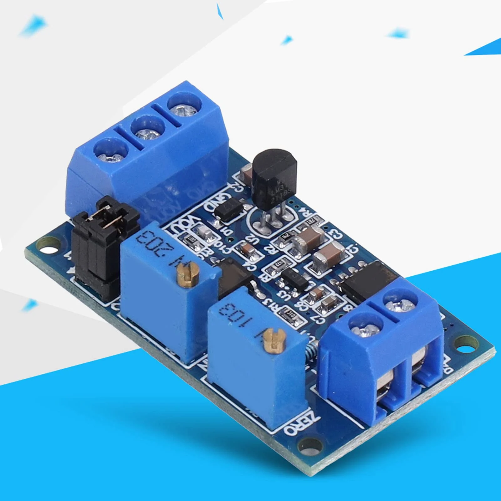 Eujgoov Current Voltage Converter Module 0/4-20mA Signal Conversion Board 0-3.3V/5V/10V Voltage Transmitter - Image 9
