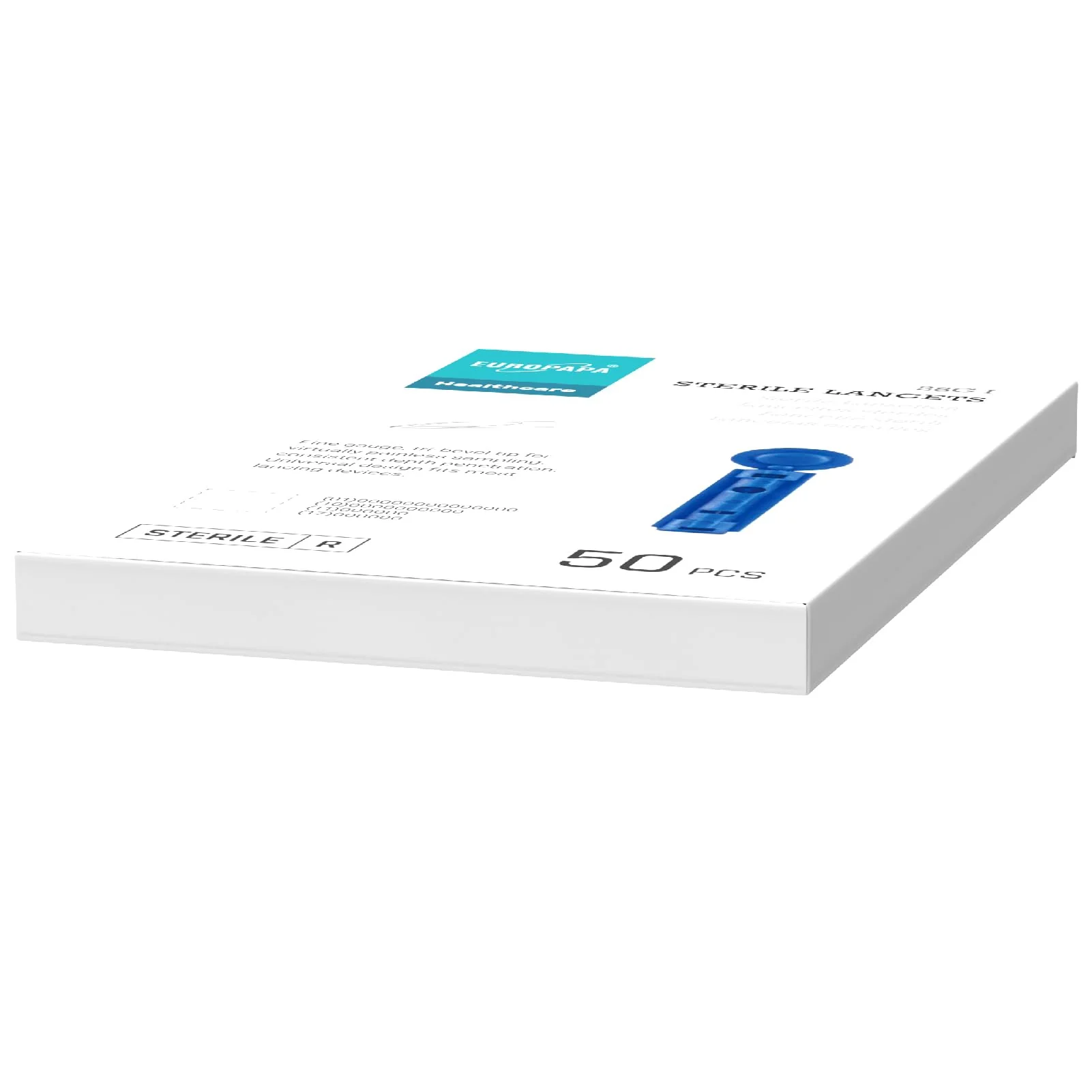 EUROPAPA® EUROPAPA BG Series Sterile Disposable Lancets for Blood Collection Blood Sugar Measurement Capillary Diabetic Pack of 50 - Image 6