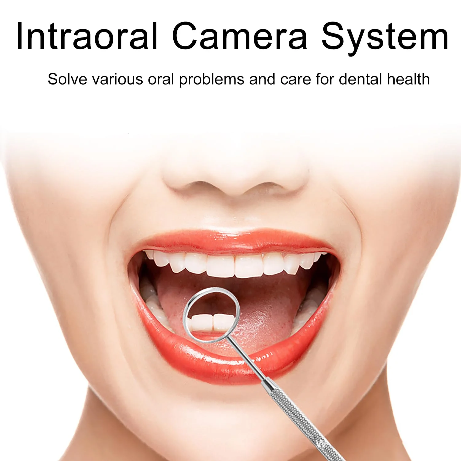EUZUXU Dental Mouth Mirror Mouth Tooth Mirror Inspection Mirror Curve Angle Dentist Oral Care Mouth Control Extension Tool Silver - Image 5
