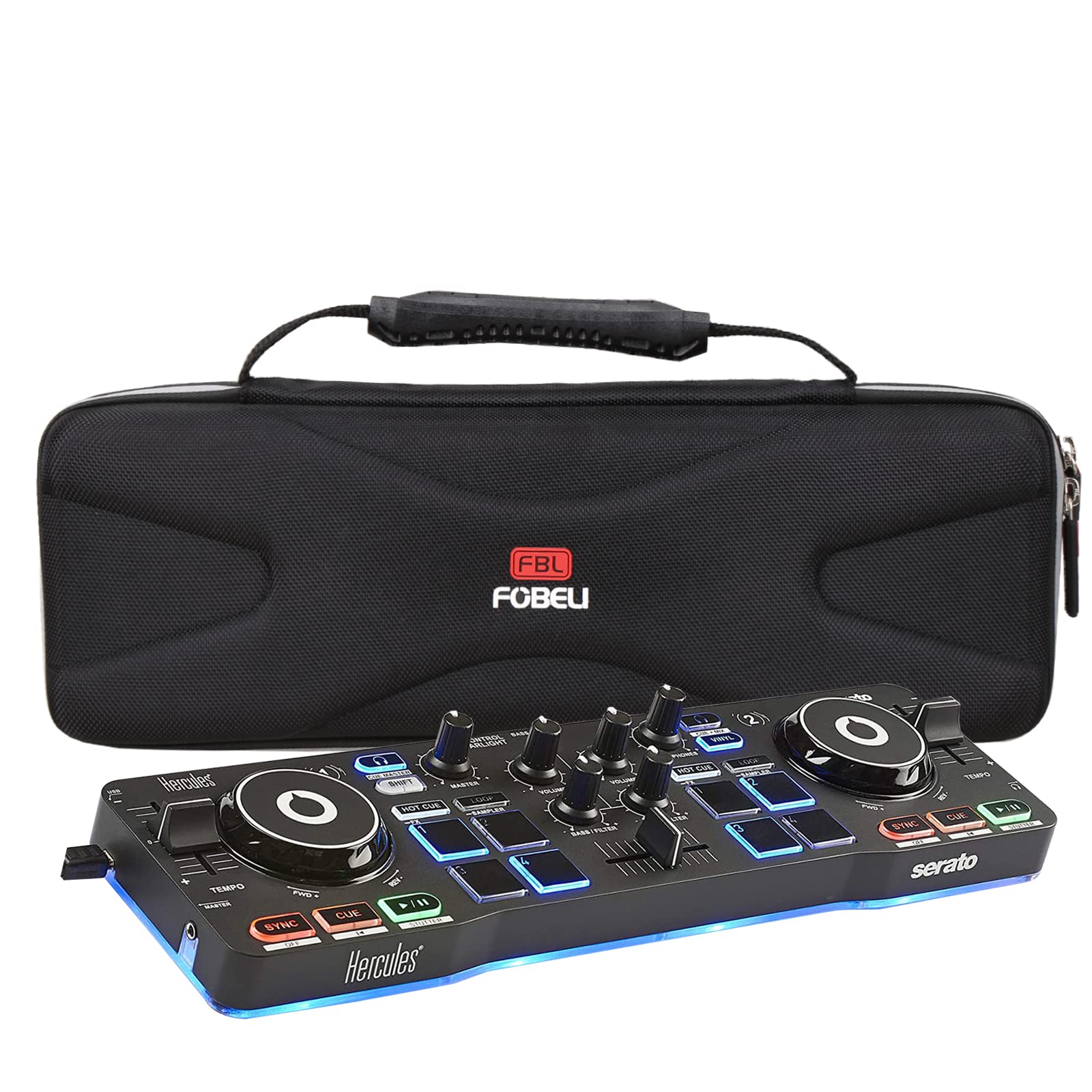 EVA Hard Storage Traveling Carry Case Compatible with Hercules DJControl Starlight Pocket USB DJ Controller, Shockproof Protective Carrying Bag (Case Only) - Image 5