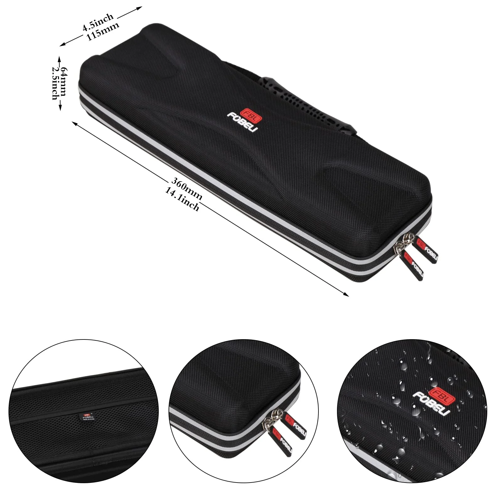 EVA Hard Storage Traveling Carry Case Compatible with Hercules DJControl Starlight Pocket USB DJ Controller, Shockproof Protective Carrying Bag (Case Only) - Image 6