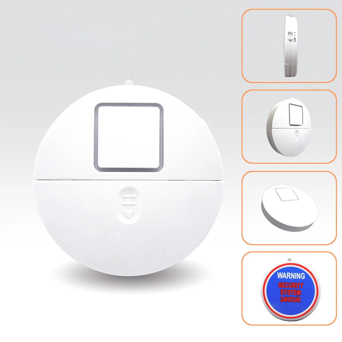 EVA LOGIK Modern Ultra-Thin Window Alarm with Loud 120dB Sound and Vibration Sensors Compatible with Virtually Any Window, Glass Break Alarm Perfect for Home, Office, Dorm Room- 8 Pack - Image 2
