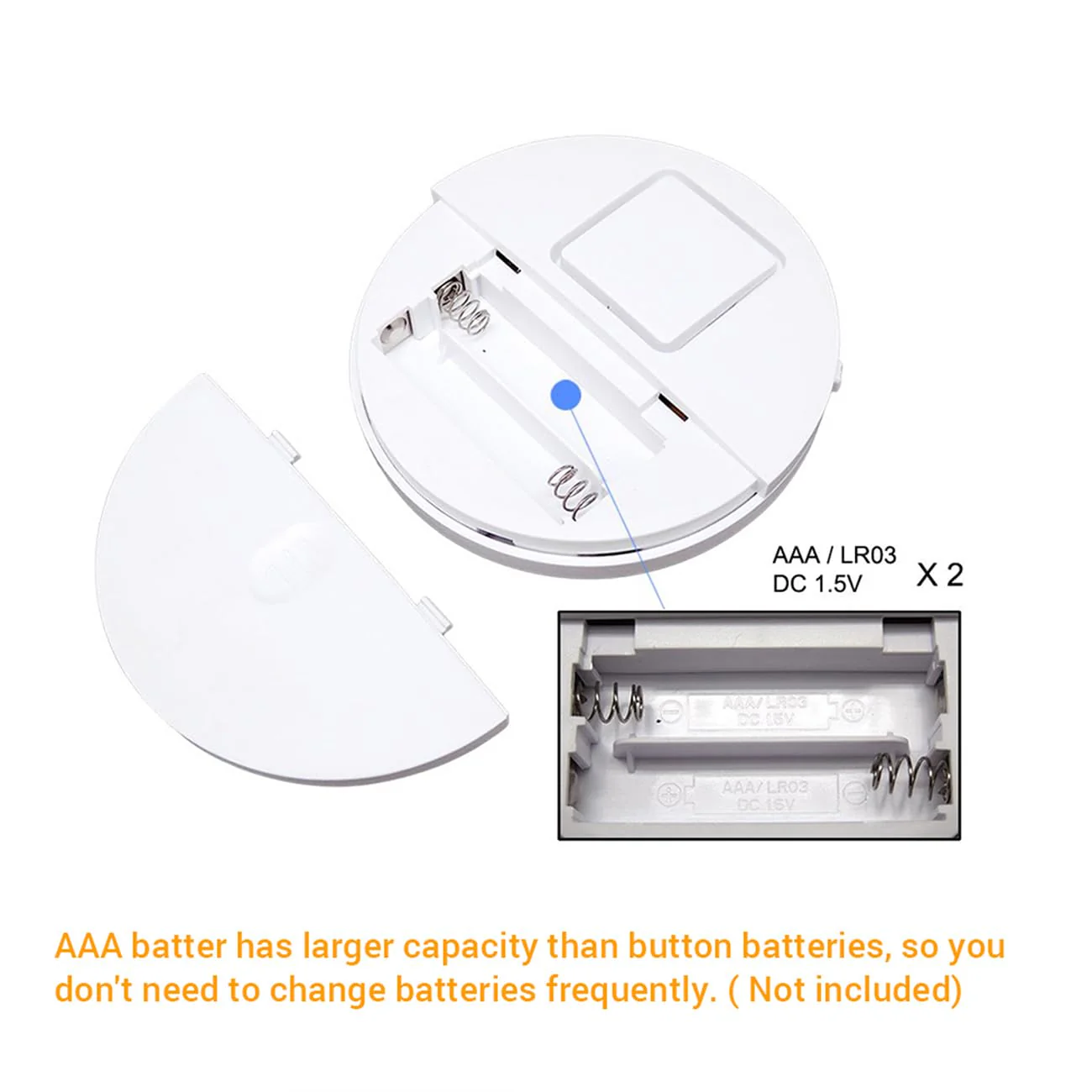 EVA LOGIK Modern Ultra-Thin Window Alarm with Loud 120dB Sound and Vibration Sensors Compatible with Virtually Any Window, Glass Break Alarm Perfect for Home, Office, Dorm Room- 8 Pack - Image 4